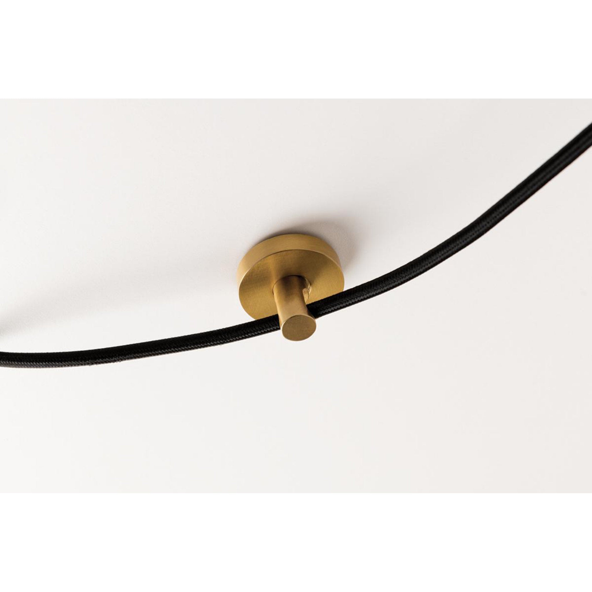 Margot 1-Light Wall Sconce in Aged Brass