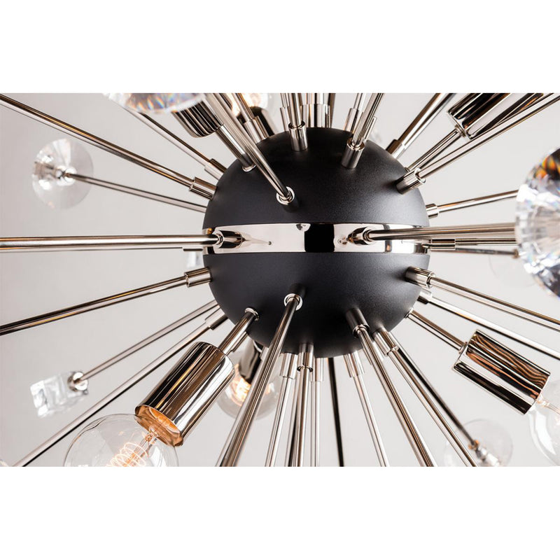 Liberty 12 Light Chandelier in Aged Brass