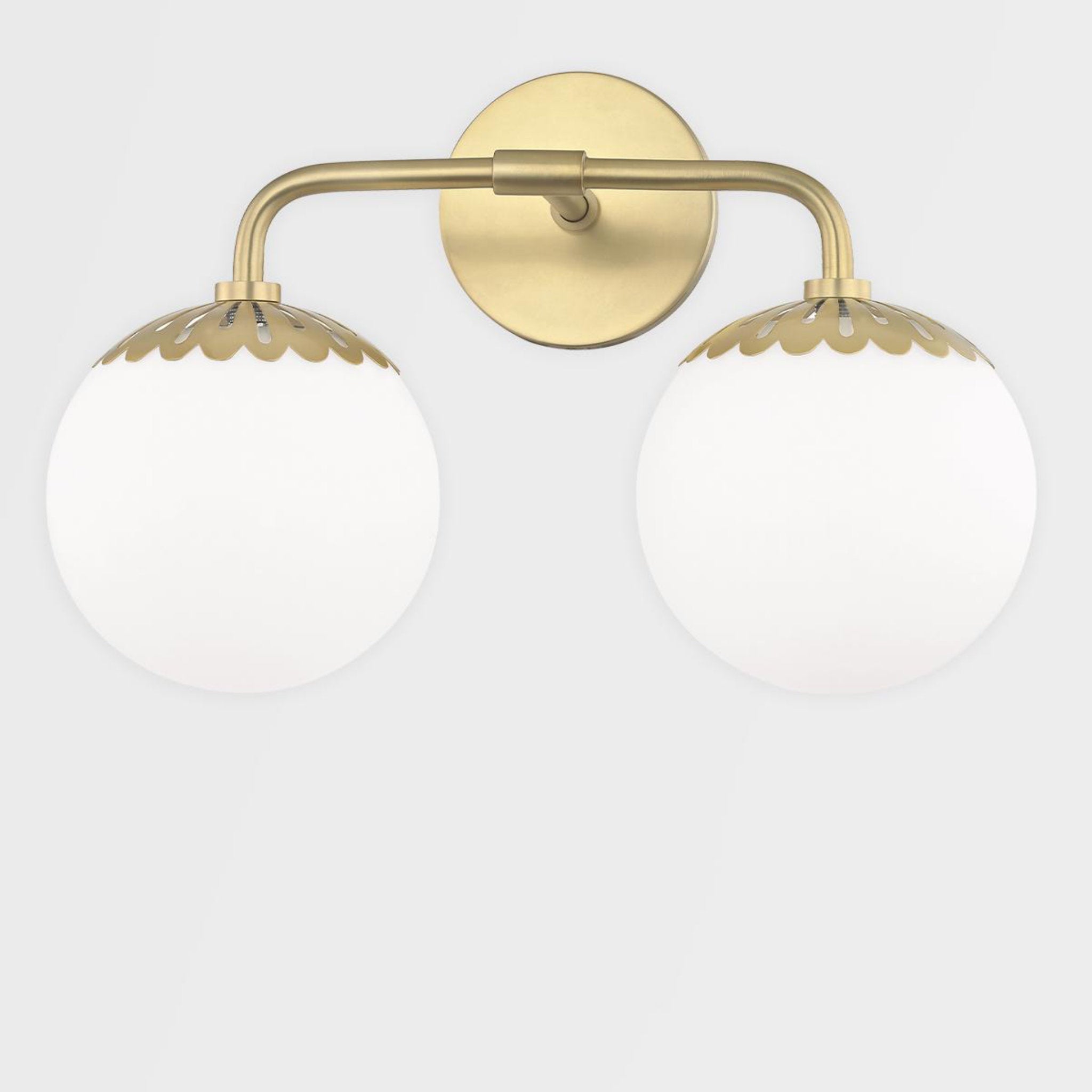 Paige 3-Light Semi Flush in  Aged Brass 16.25L x 16.25W x 7.75H