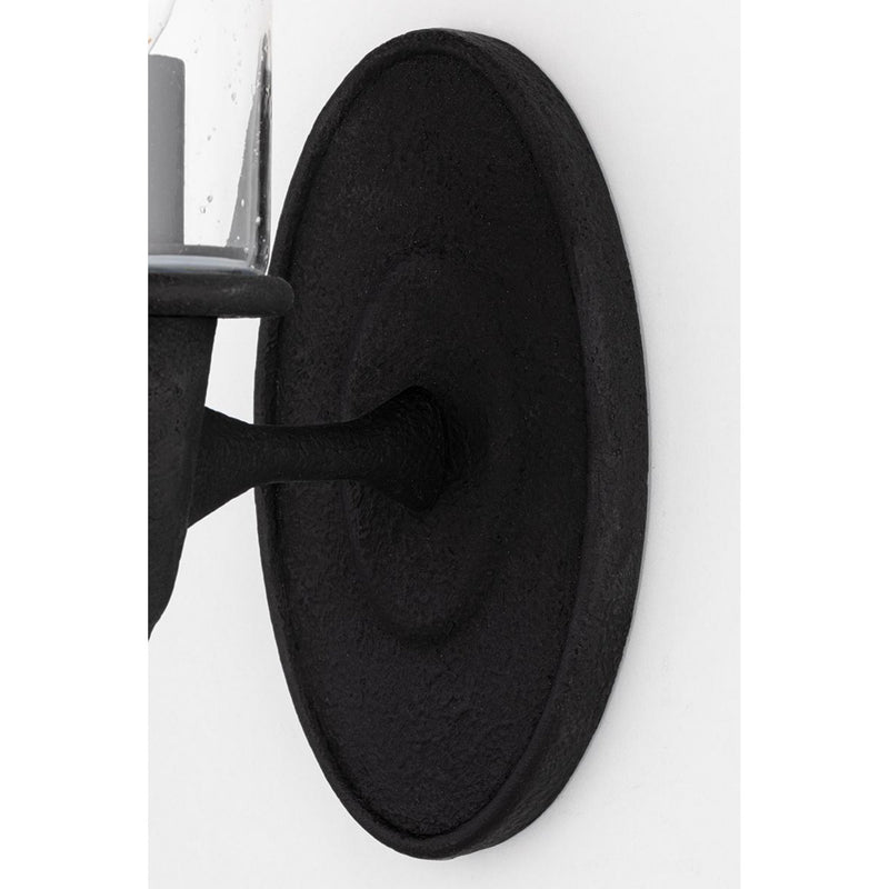 Chisel 3 Light Wall Sconce in Black Iron