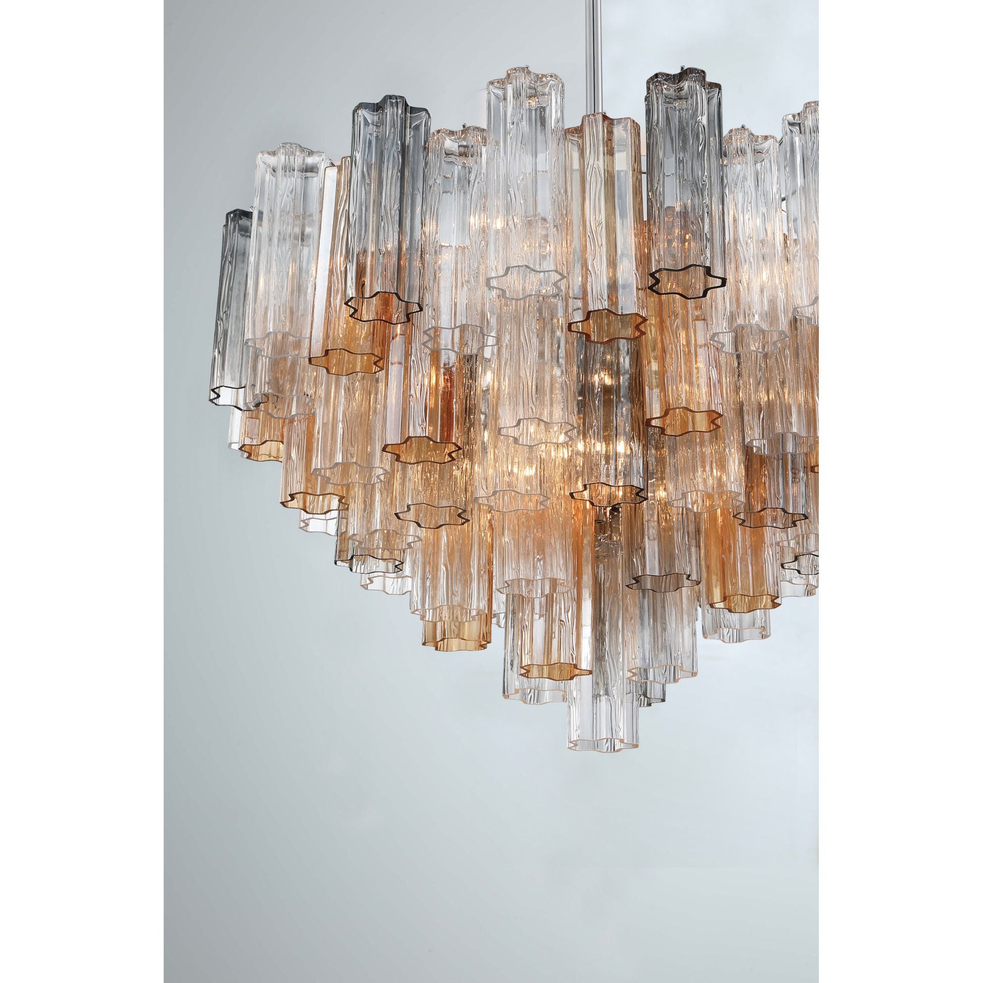 Addis 32'' Polished Chrome Chandelier Multi 32"W x 21.5"H x 32"D