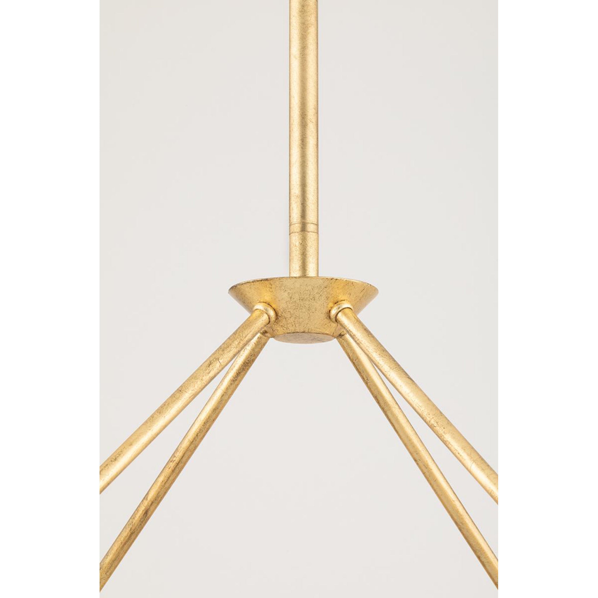 Reeve 1-Light Wall Sconce in  Vintage Gold Leaf 8L x 8W x 5H