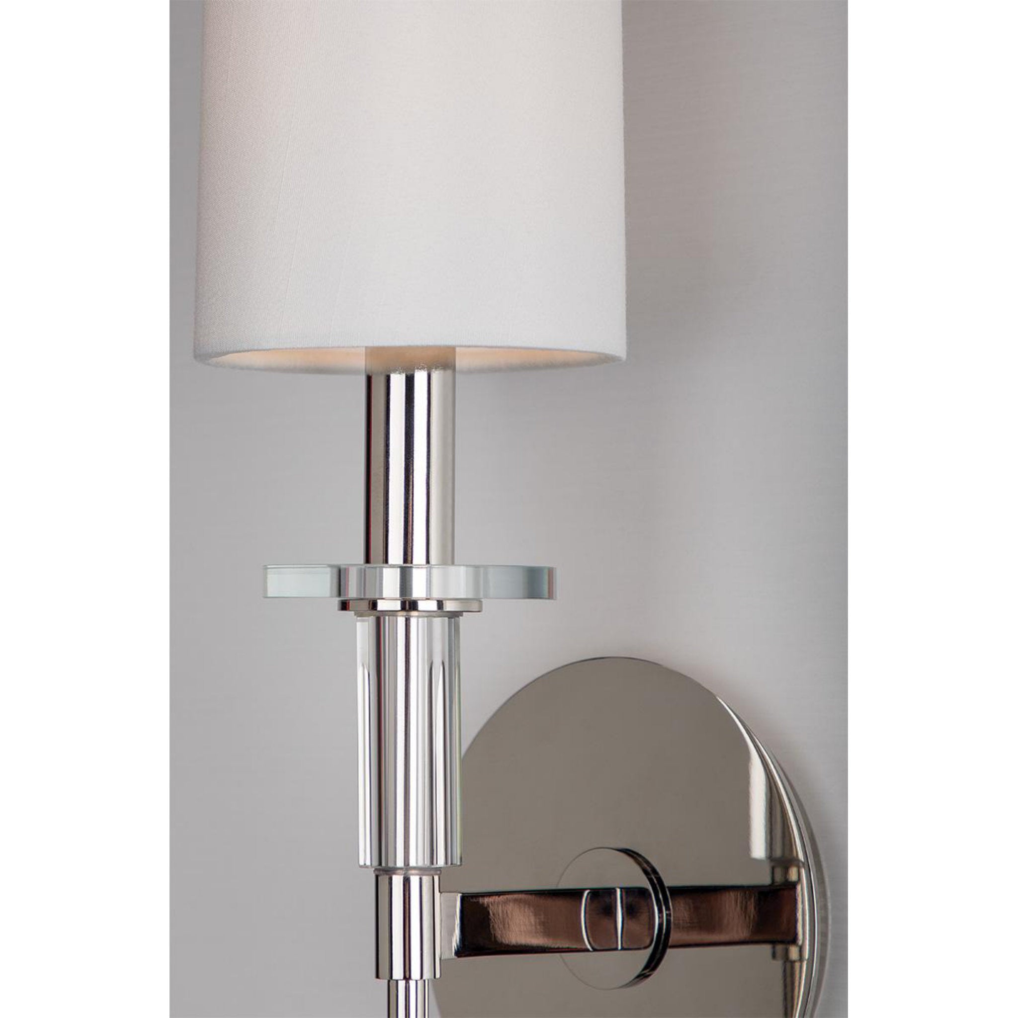 Amherst 2 Light Wall Sconce in Polished Nickel