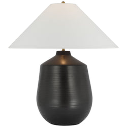 Amber Lewis Lillis Large Table Lamp in Matte Black with Linen Shade