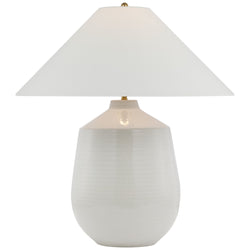 Amber Lewis Lillis Large Table Lamp in Ivory with Linen Shade