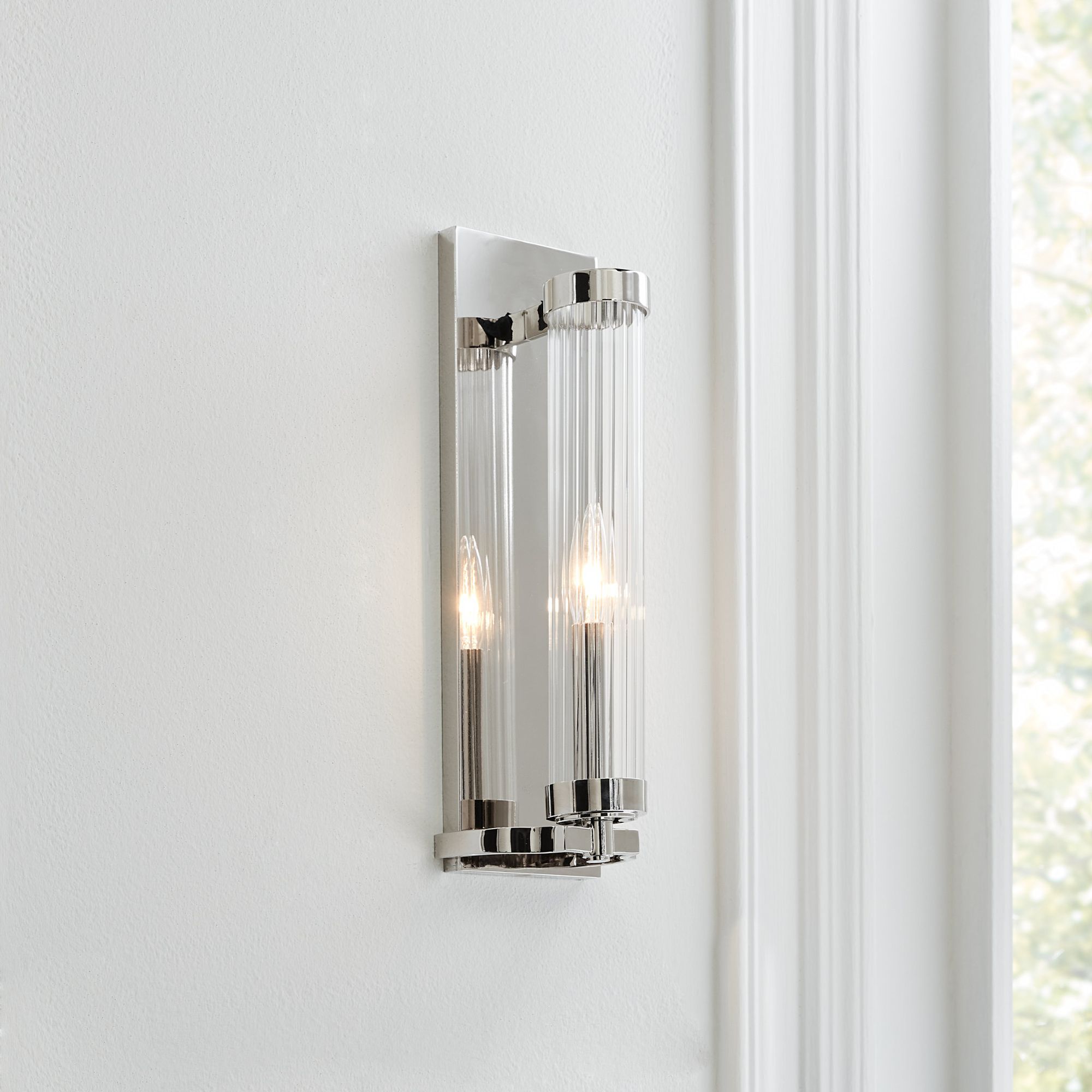 Alexa Hampton Demi Sconce in Polished Nickel
