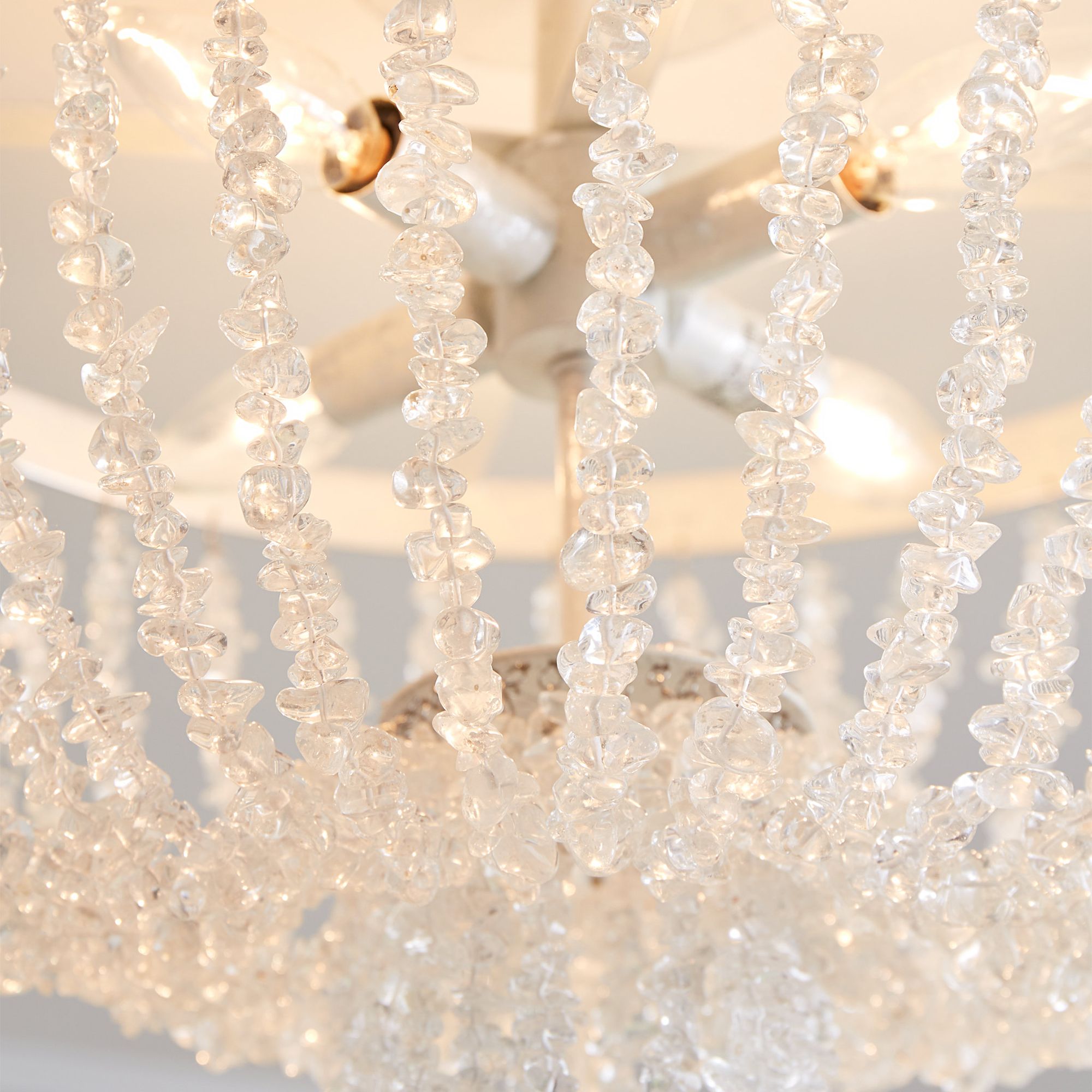 Alexa Hampton Leon Flush Mount in Salt Mist