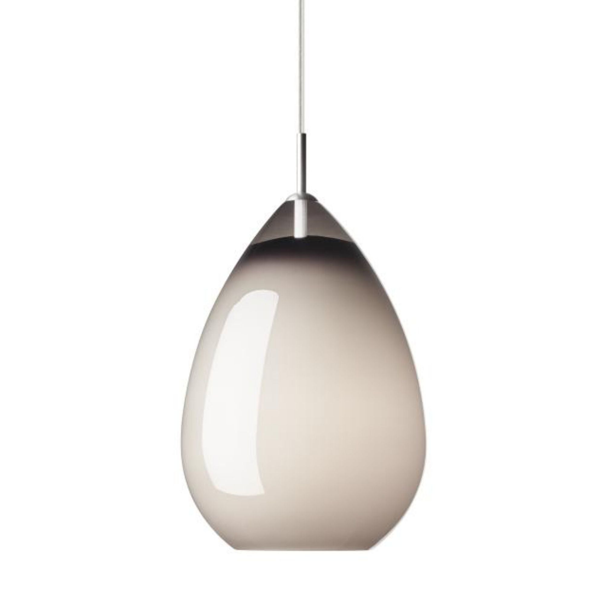 Alina Grande Pendant Line-Voltage Pendants/Suspension 1-Light Satin Nickel by Sean Lavin