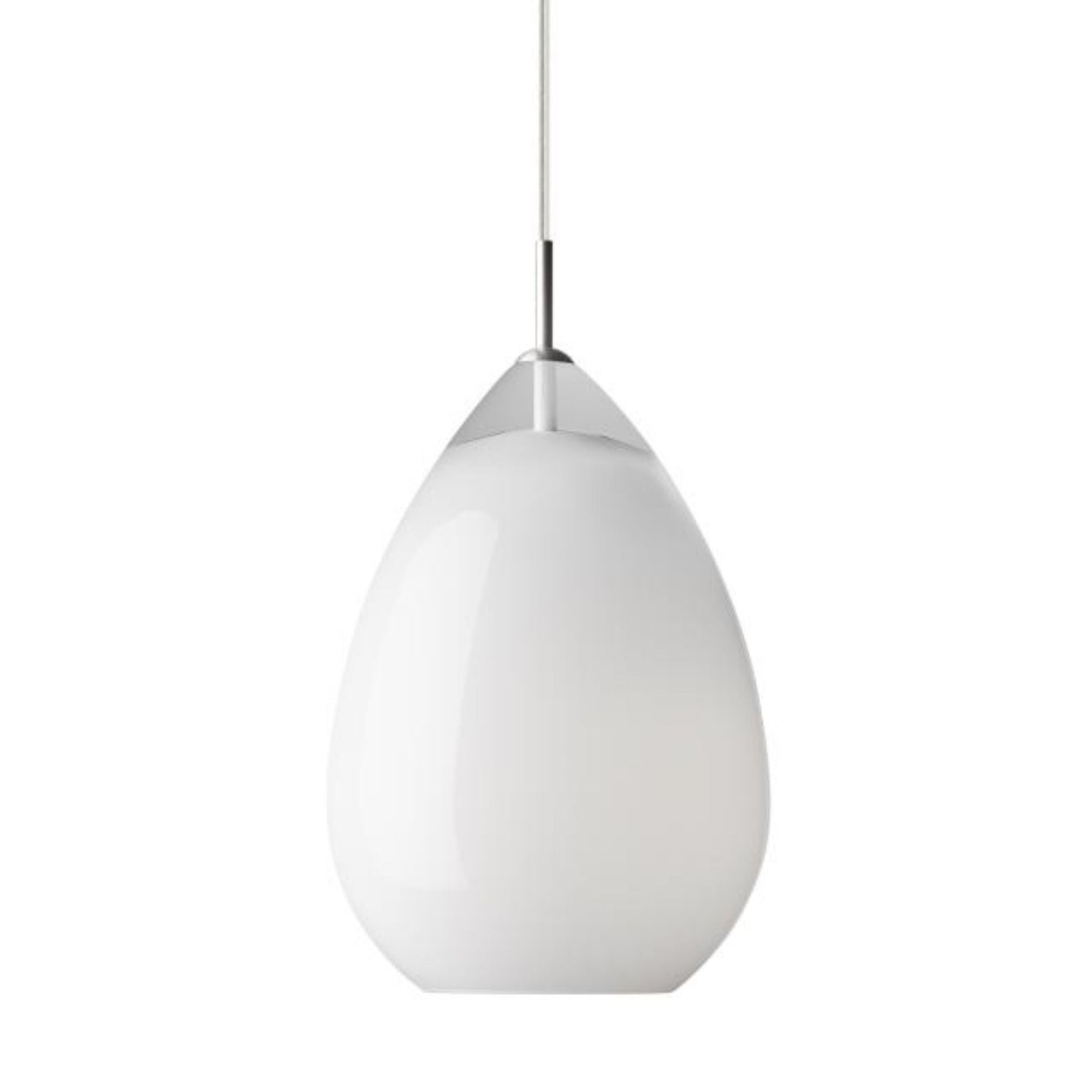 Alina Grande Pendant Line-Voltage Pendants/Suspension 1-Light Satin Nickel by Sean Lavin