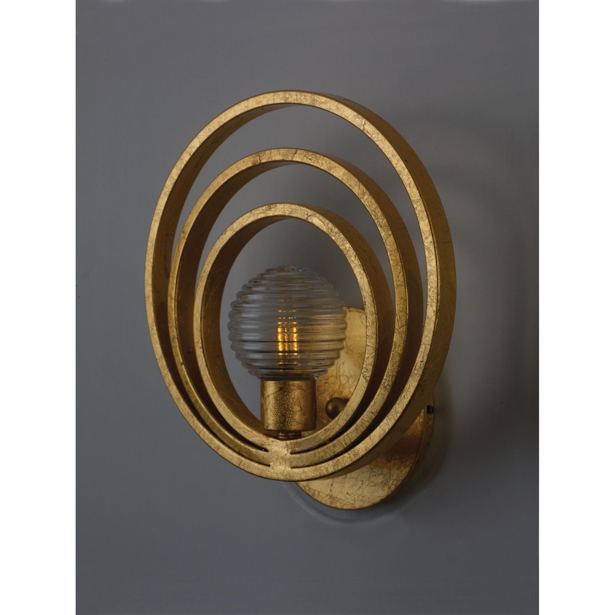 Studio M SM23631CRGL Frequency 1-Light Wall Sconce in Gold Leaf