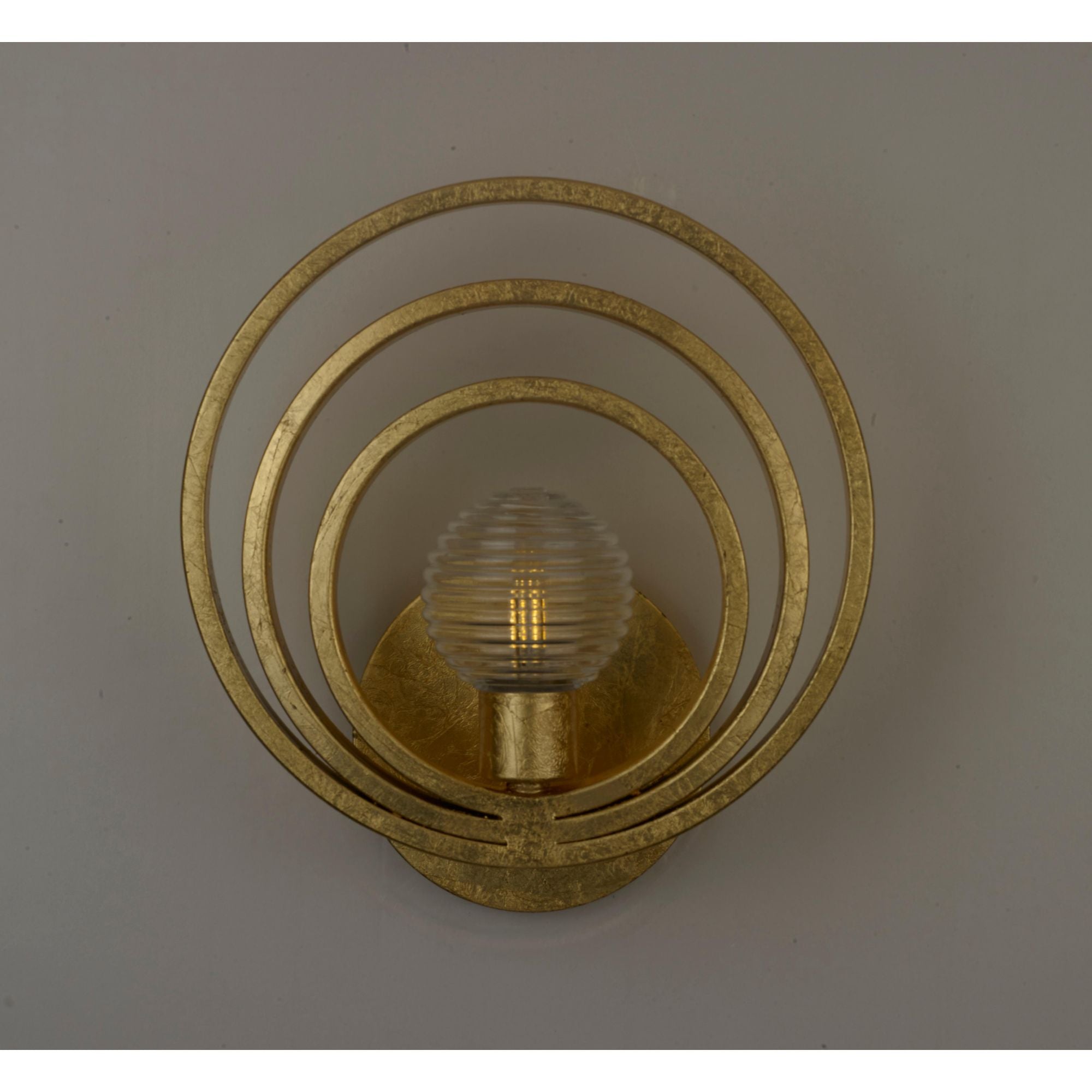 Studio M SM23631CRGL Frequency 1-Light Wall Sconce in Gold Leaf