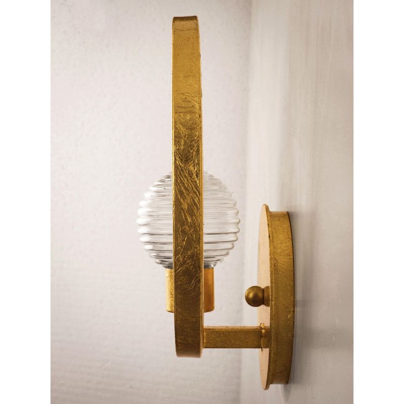 Studio M SM23631CRGL Frequency 1-Light Wall Sconce in Gold Leaf