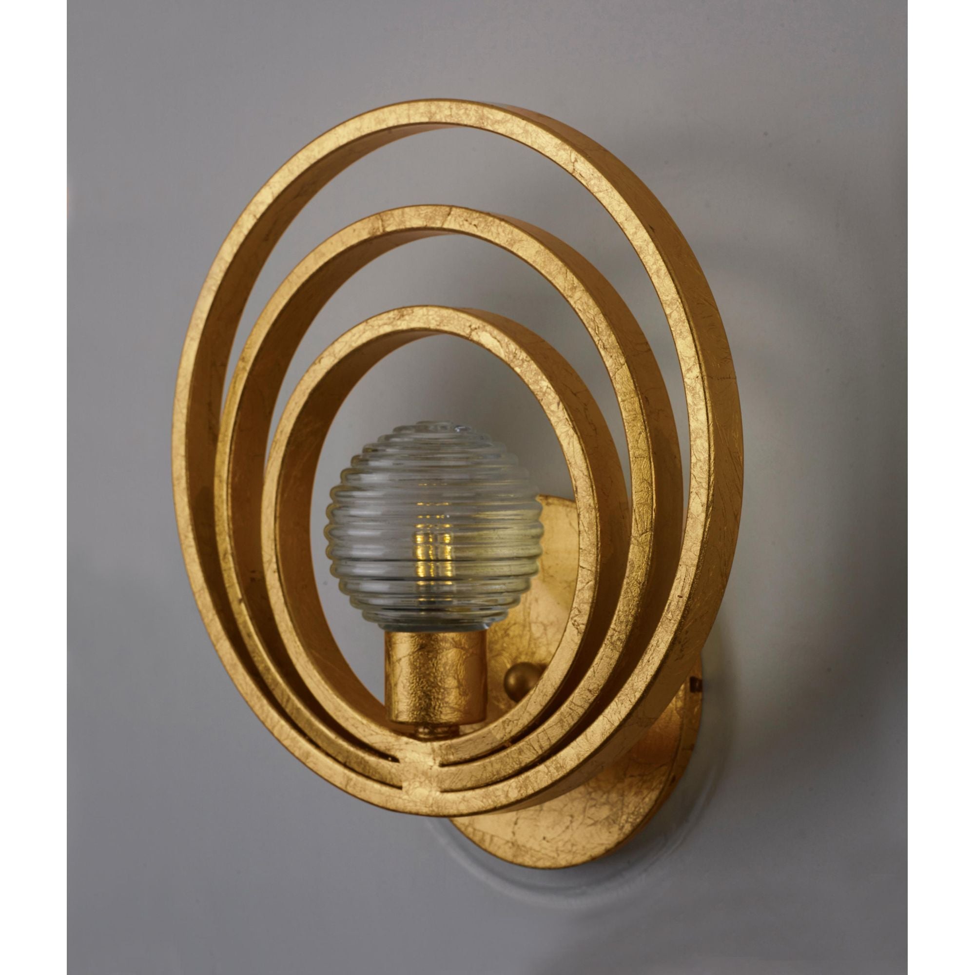 Studio M SM23631CRGL Frequency 1-Light Wall Sconce in Gold Leaf