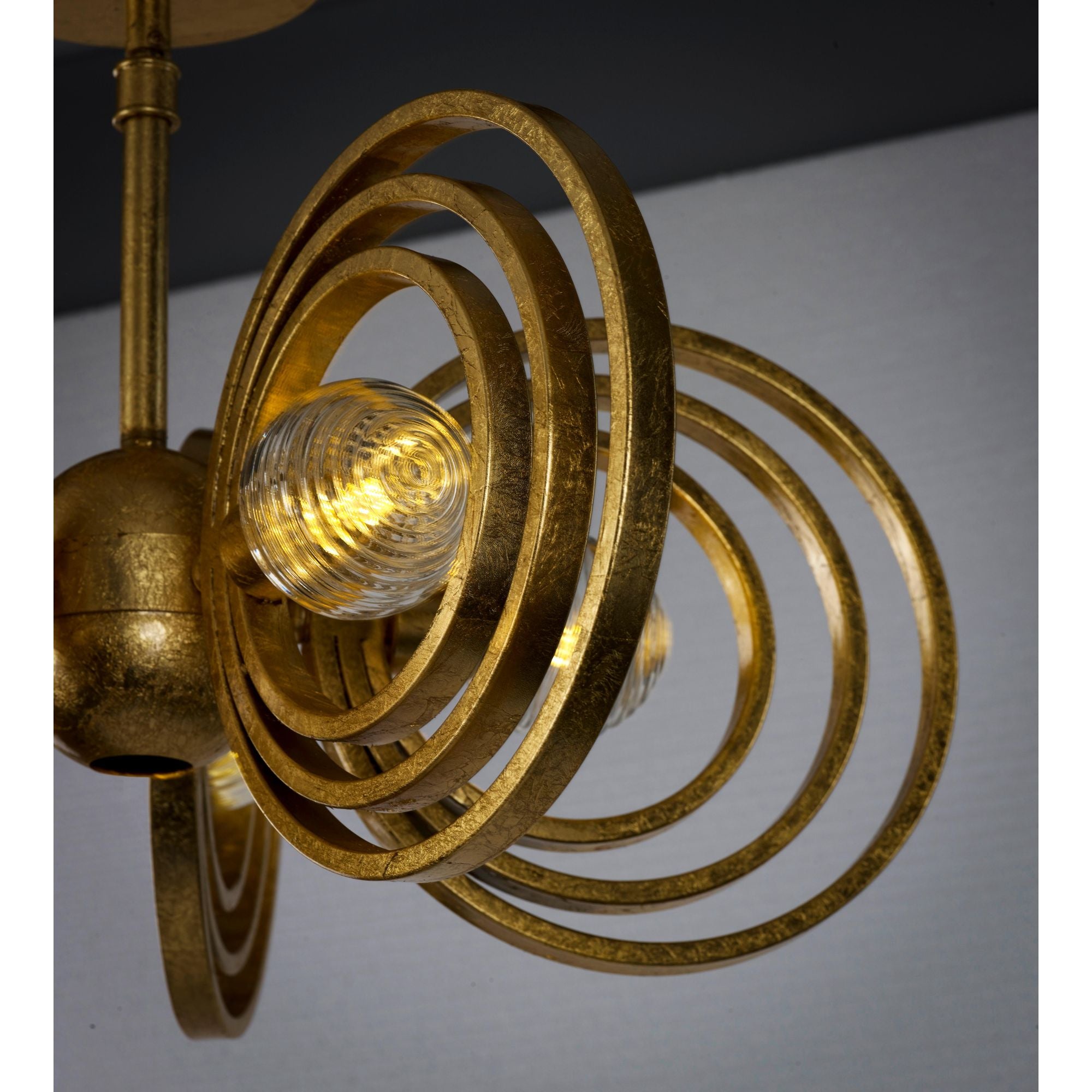 Studio M SM23634CRGL Frequency 5-Light Pendant in Gold Leaf