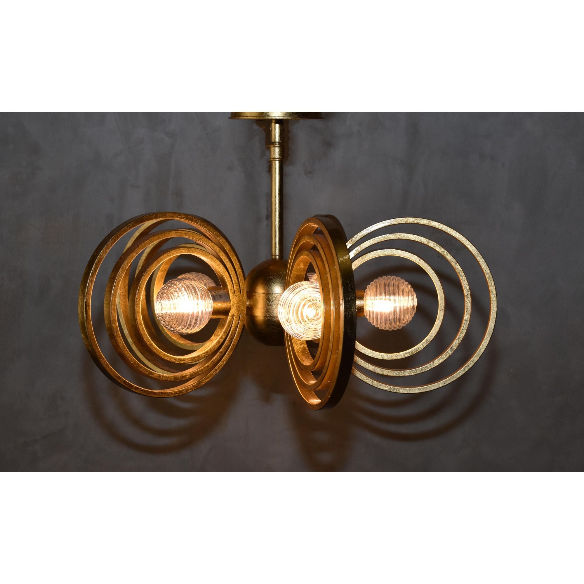 Studio M SM23634CRGL Frequency 5-Light Pendant in Gold Leaf