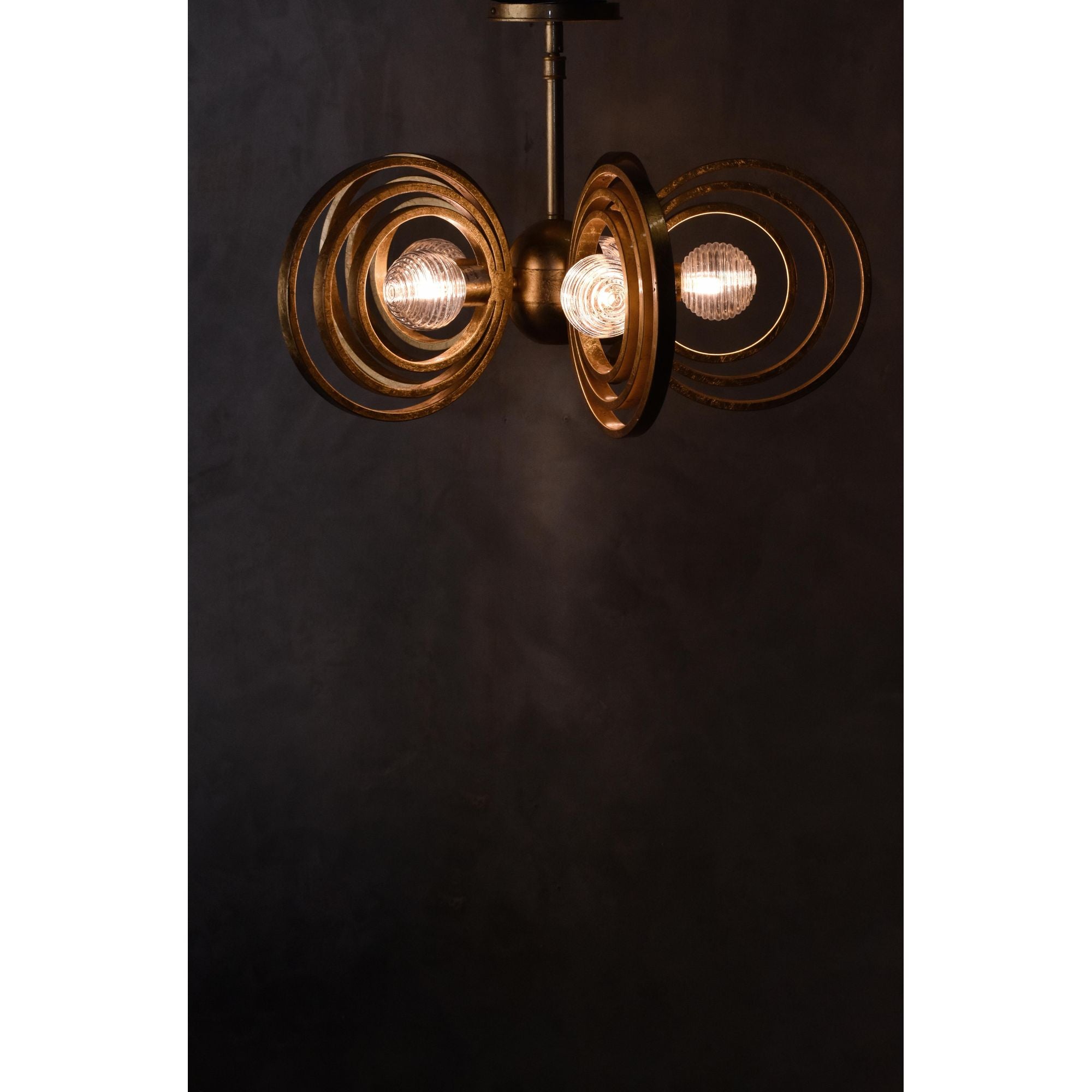 Studio M SM23634CRGL Frequency 5-Light Pendant in Gold Leaf