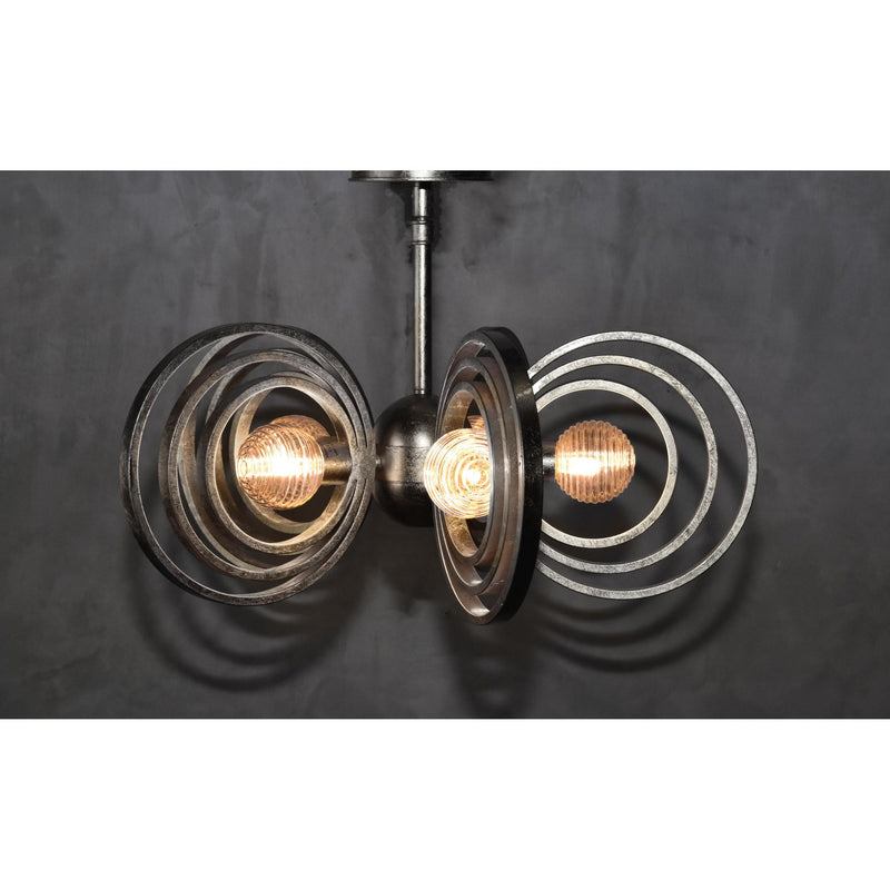 Studio M SM23634CRSL Frequency 5-Light Pendant in Silver Leaf