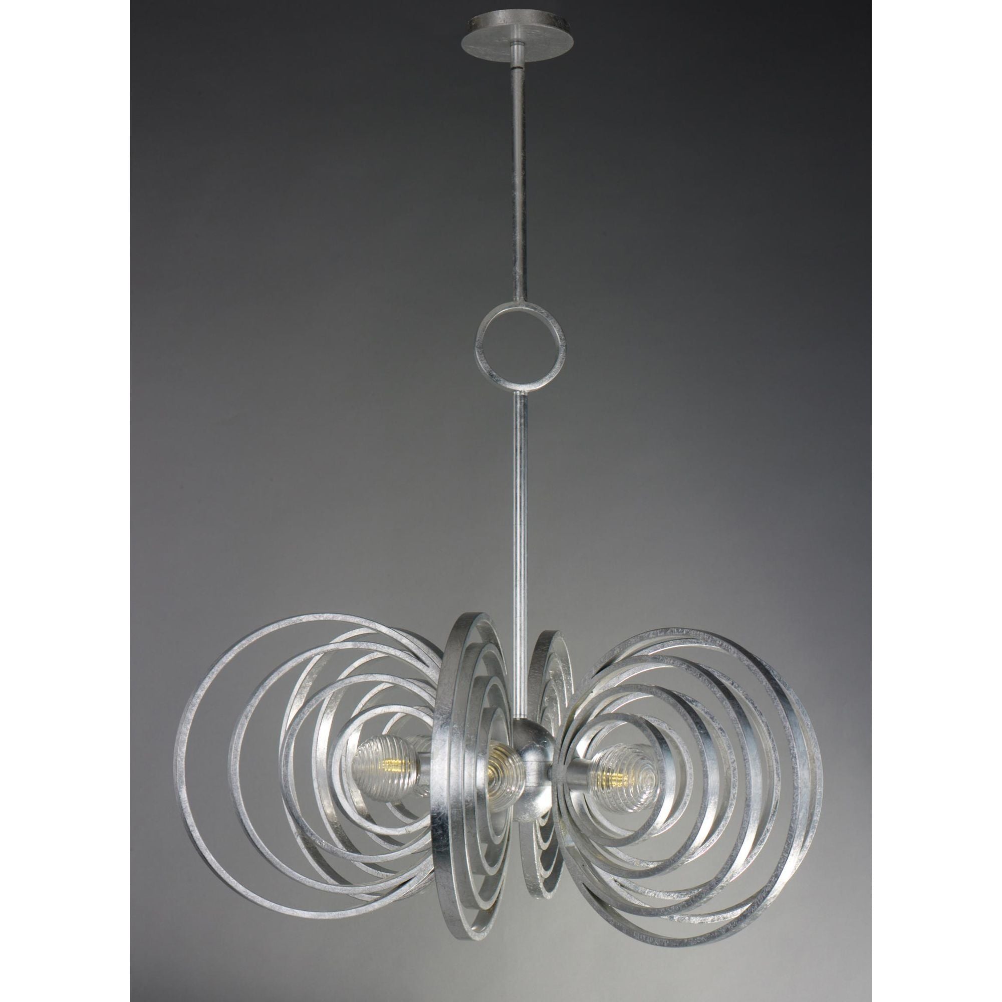 Studio M SM23636CRSL Frequency 6-Light Pendant in Silver Leaf