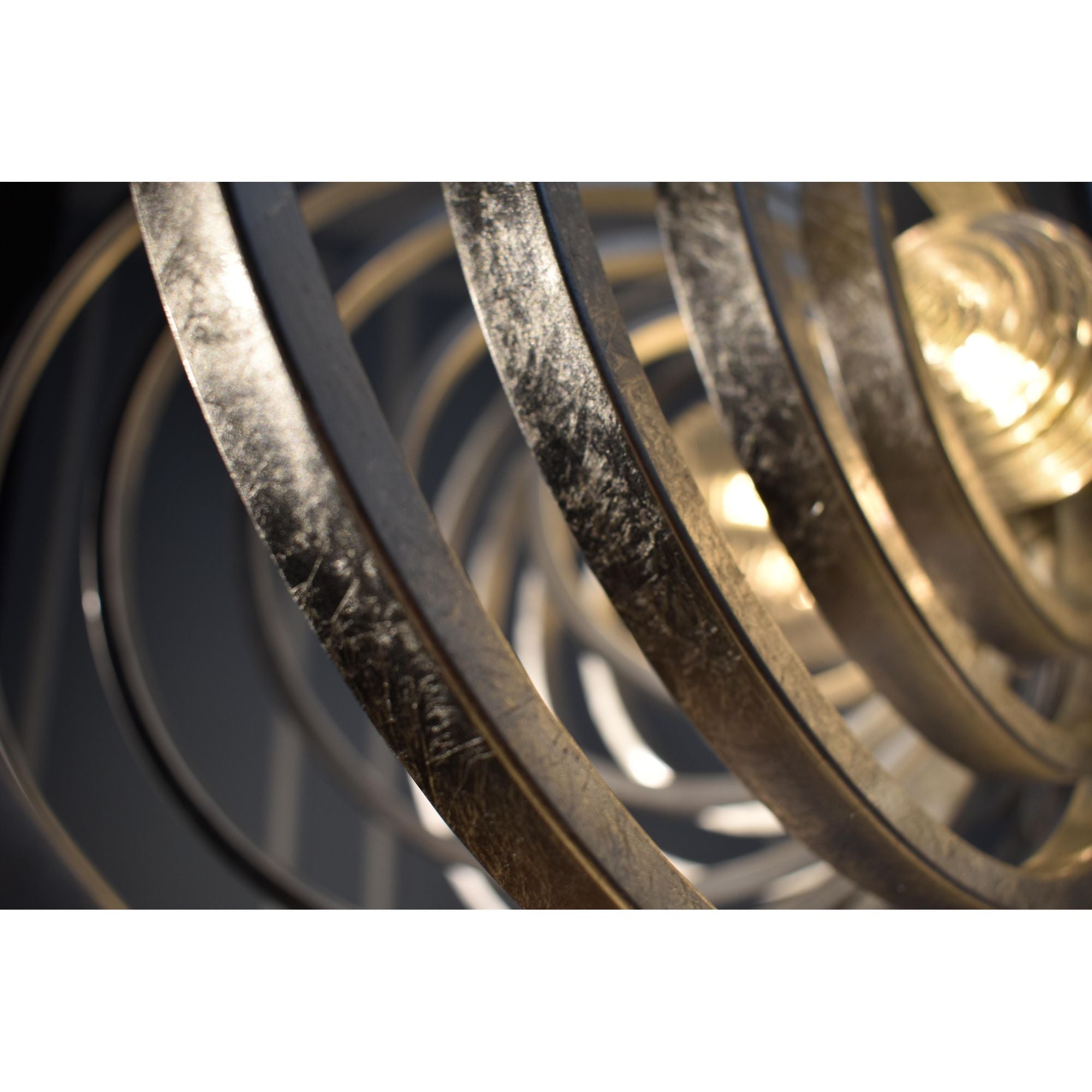 Studio M SM23638CRSL Frequency 8-Light Pendant in Silver Leaf