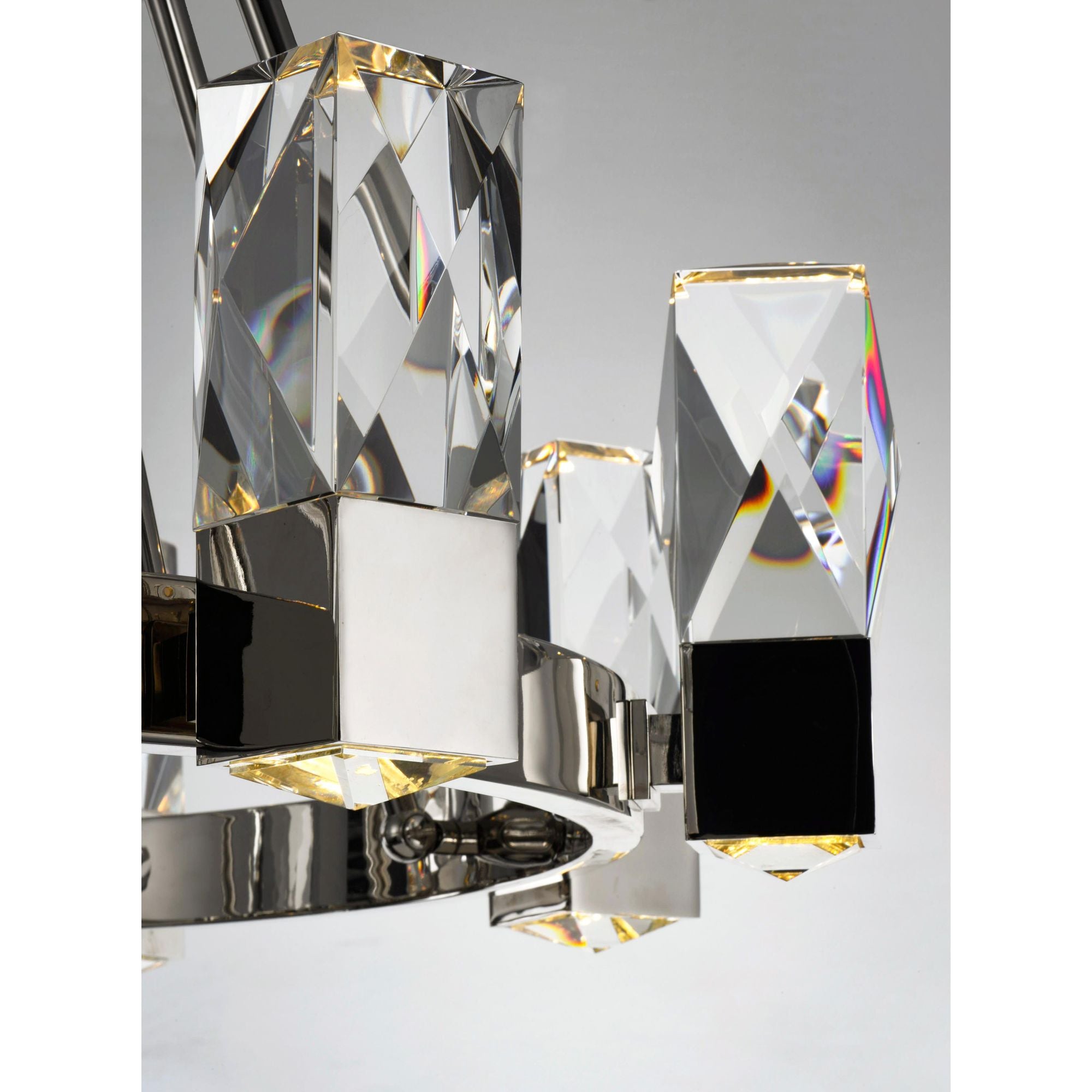 Studio M SM23645BCPN Empire 6-Light LED Chandelier in Polished Nickel