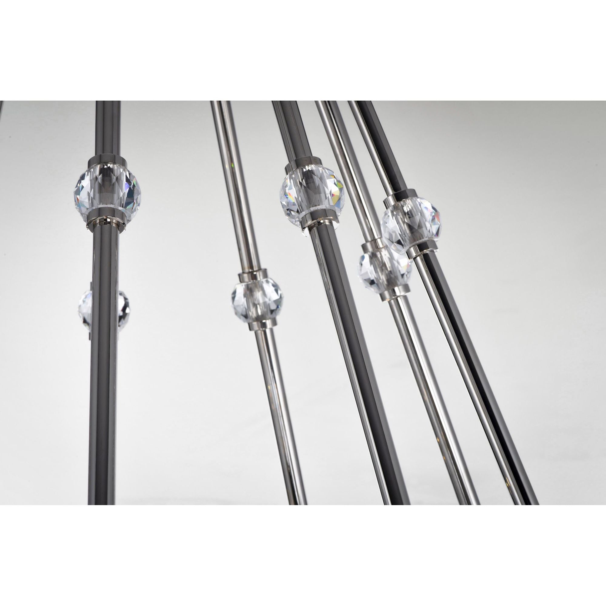 Studio M SM23648BCPN Empire 9-Light LED Chandelier in Polished Nickel