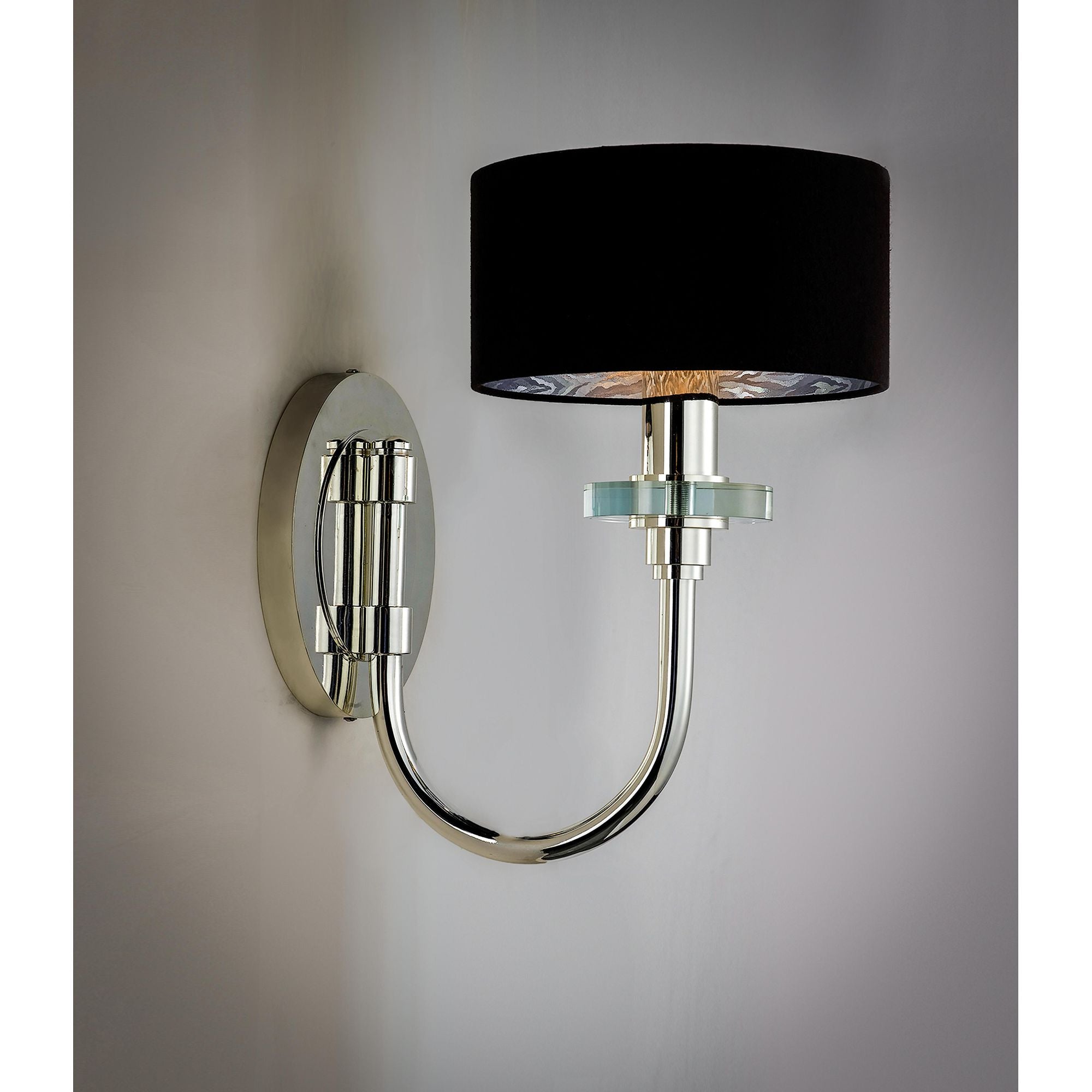 Studio M SM23751BTPS Manhattan 1-Light Wall Sconce in Plated Silver