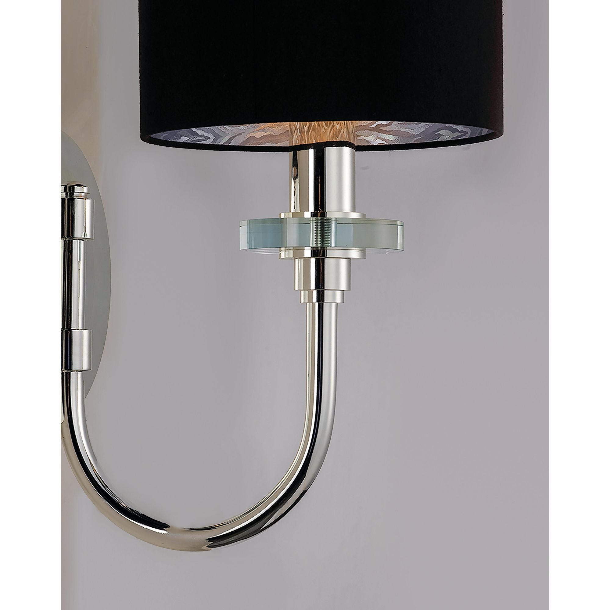 Studio M SM23751BTPS Manhattan 1-Light Wall Sconce in Plated Silver