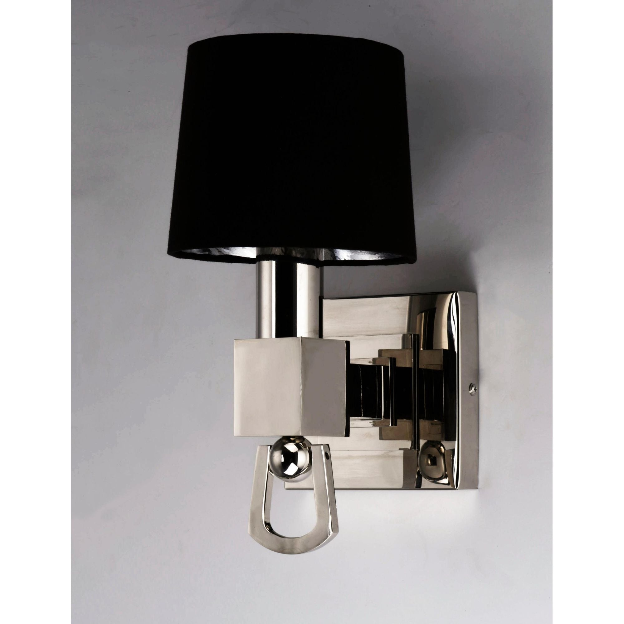 Studio M SM23761BTPS Jefferson 1-Light Wall Sconce in Plated Silver