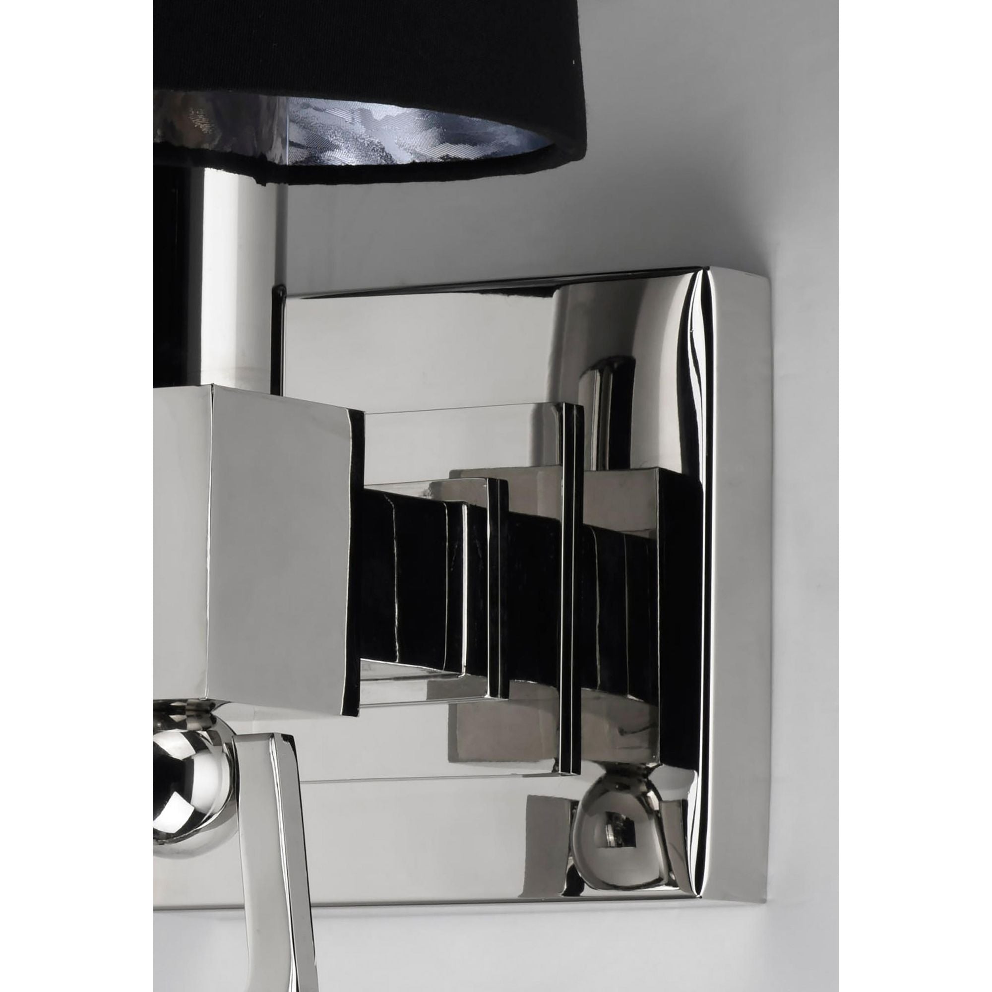 Studio M SM23761BTPS Jefferson 1-Light Wall Sconce in Plated Silver
