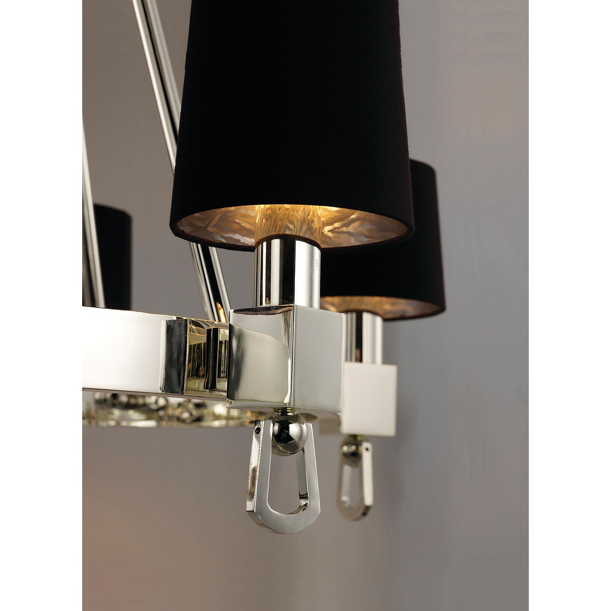 Studio M SM23766BTPS Jefferson 6-Light Chandelier in Plated Silver