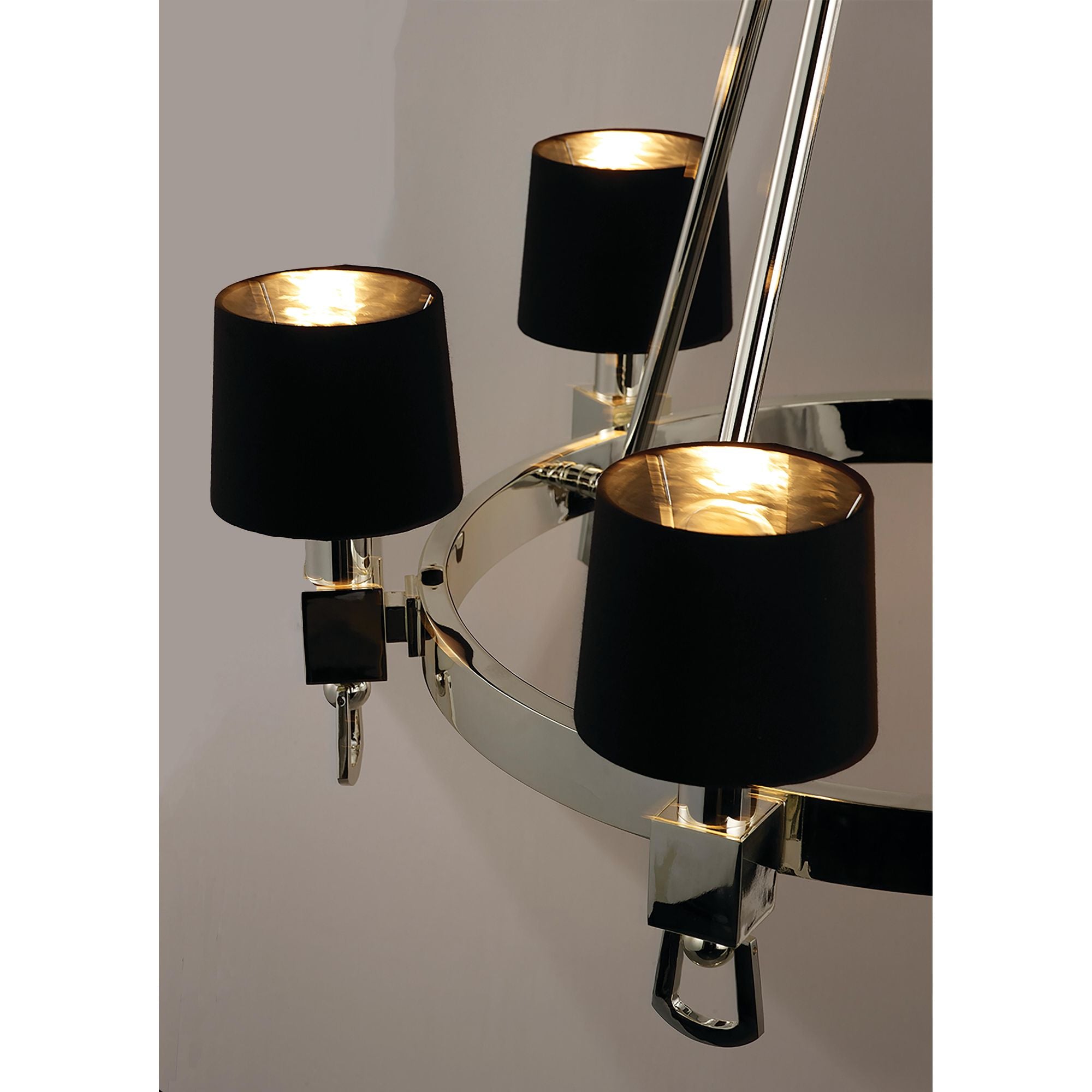 Studio M SM23766BTPS Jefferson 6-Light Chandelier in Plated Silver