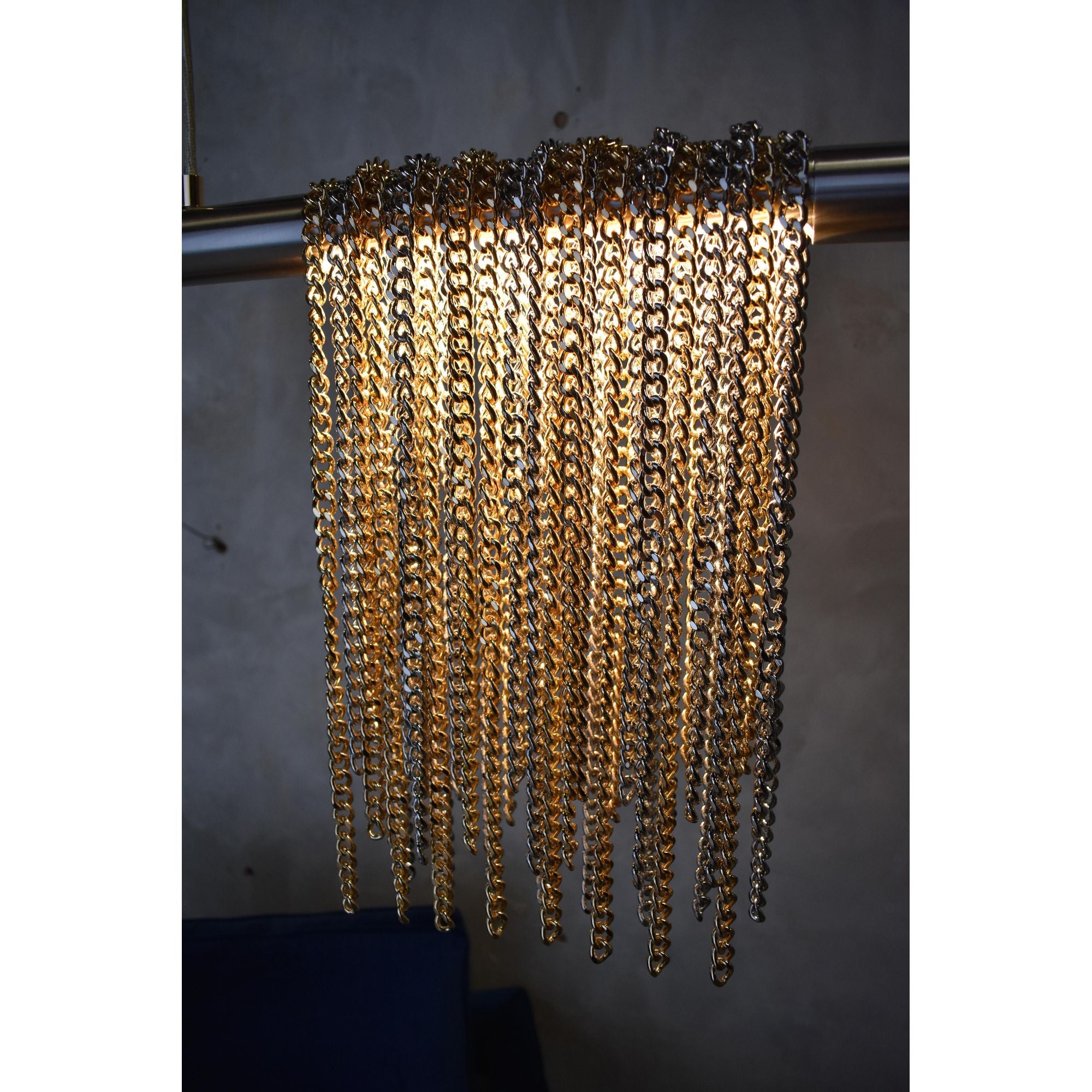 Studio M SM23769SNPG Trapeze 2-Light Pendant in Satin Nickel