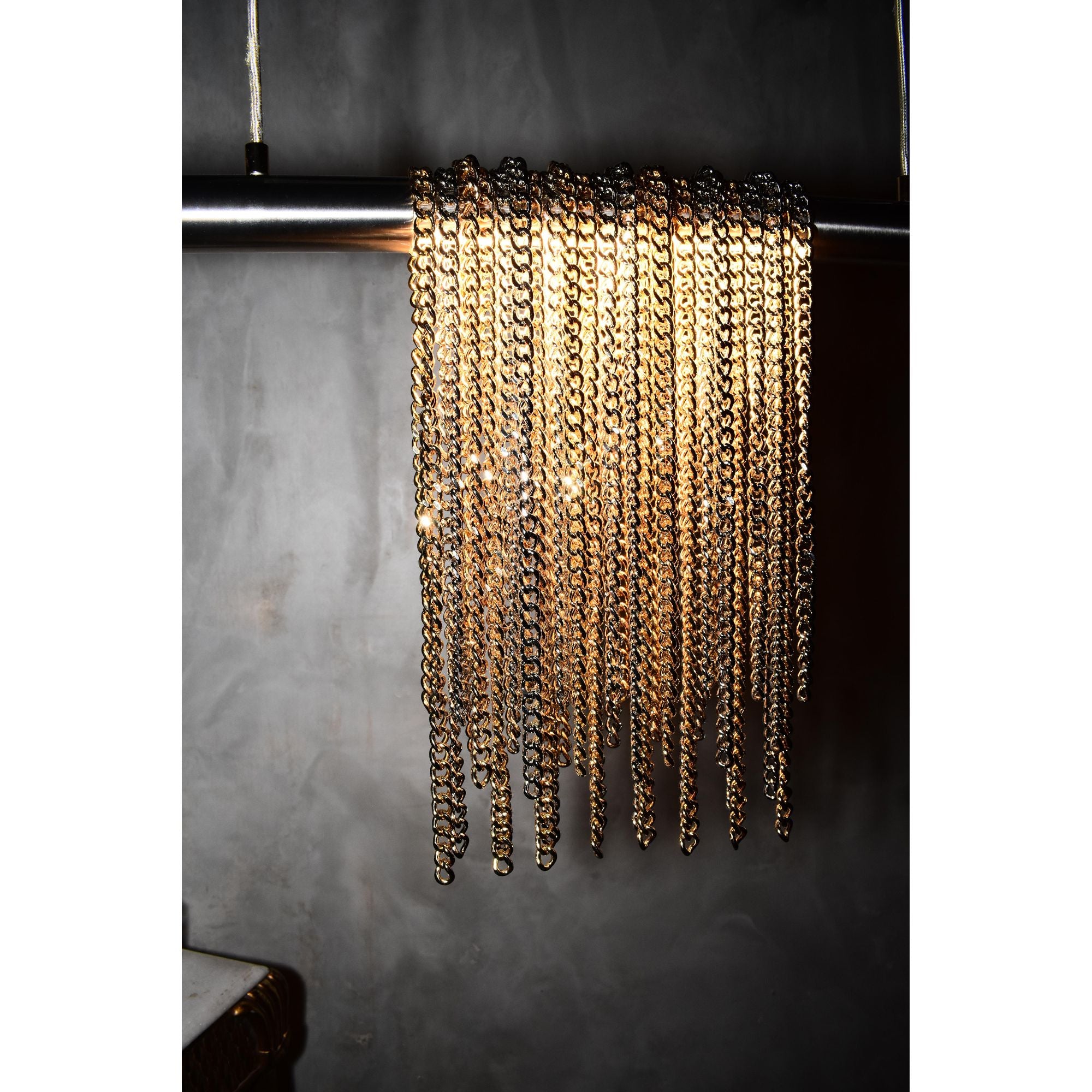 Studio M SM23769SNPG Trapeze 2-Light Pendant in Satin Nickel