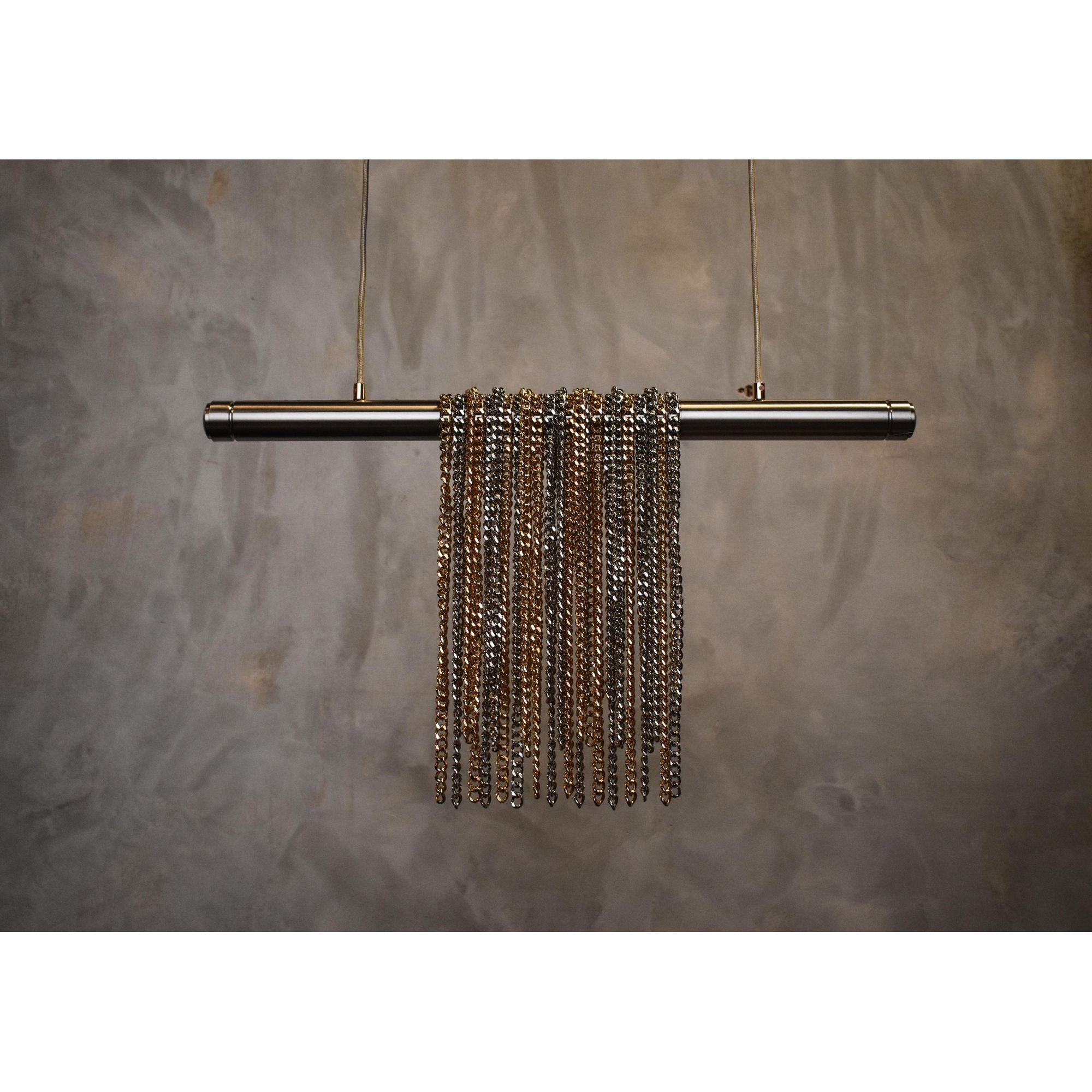 Studio M SM23769SNPG Trapeze 2-Light Pendant in Satin Nickel