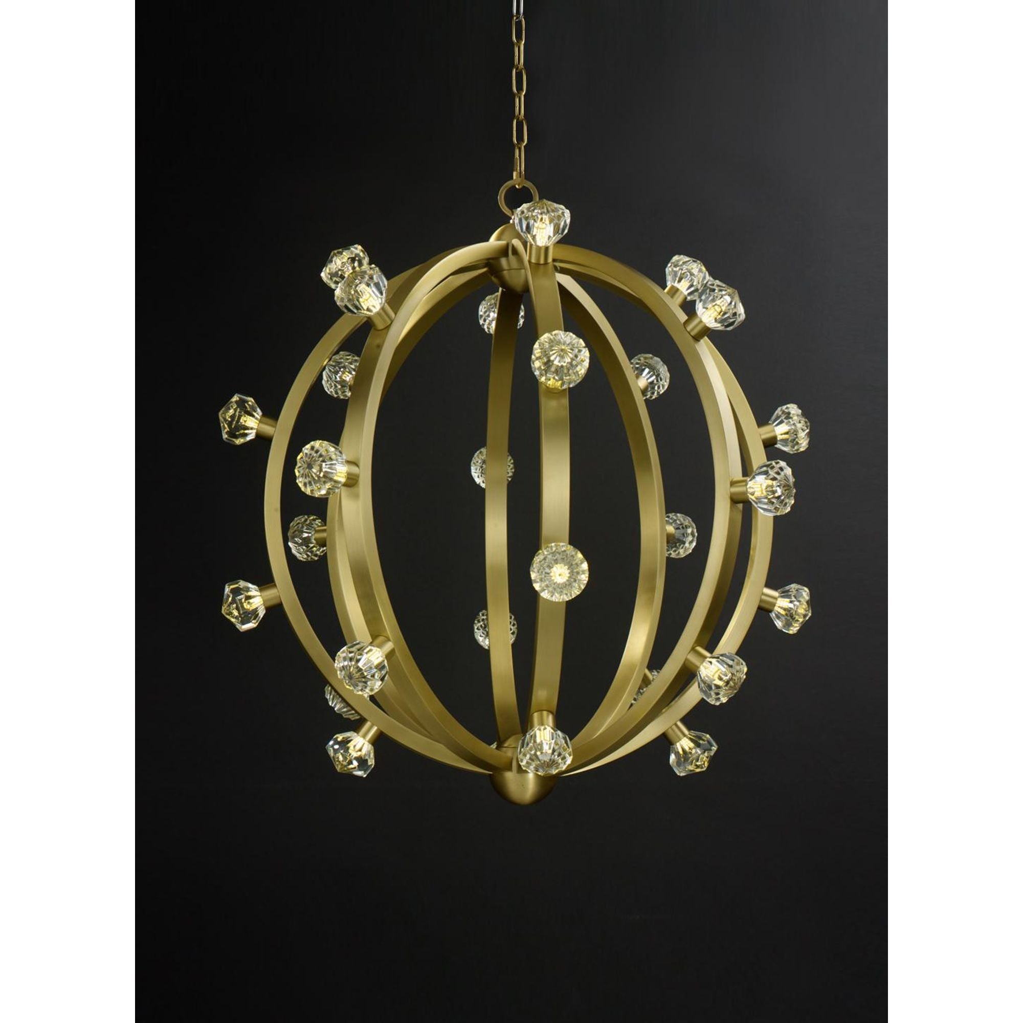 Studio M SM23774BCSBR Norma Jeane Pendant in Satin Brass