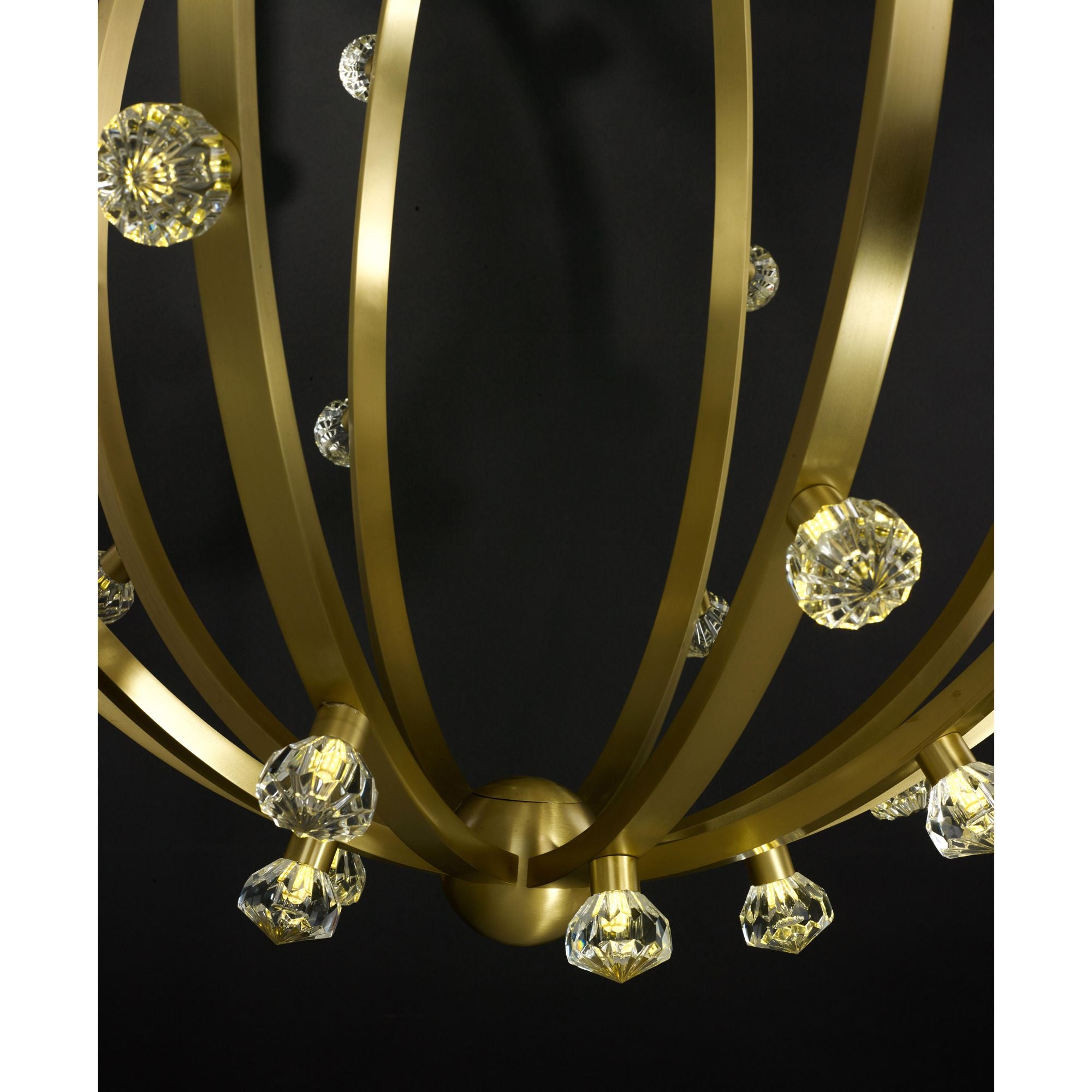 Studio M SM23776BCSBR Norma Jeane Pendant in Satin Brass