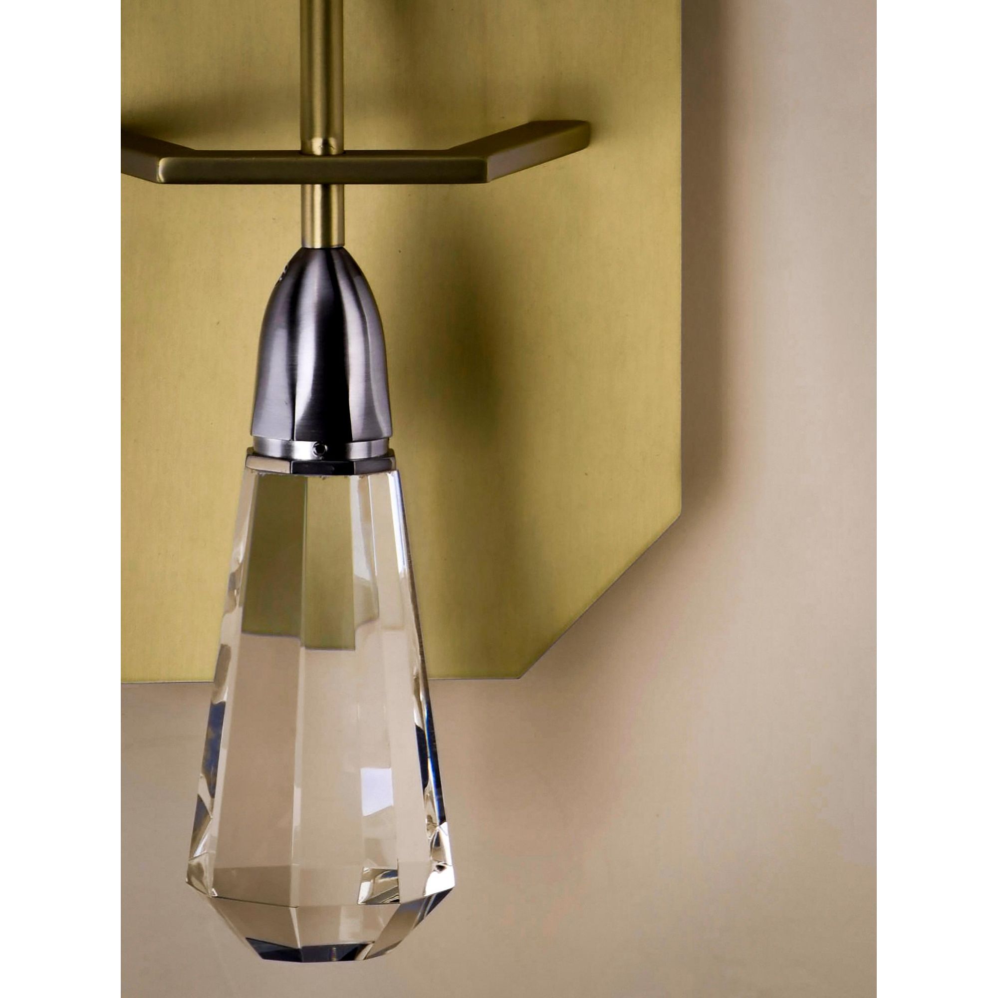 Studio M SM23781BCSNSBR 10 Carat LED Wall Sconce in Satin Nickel / Satin Brass