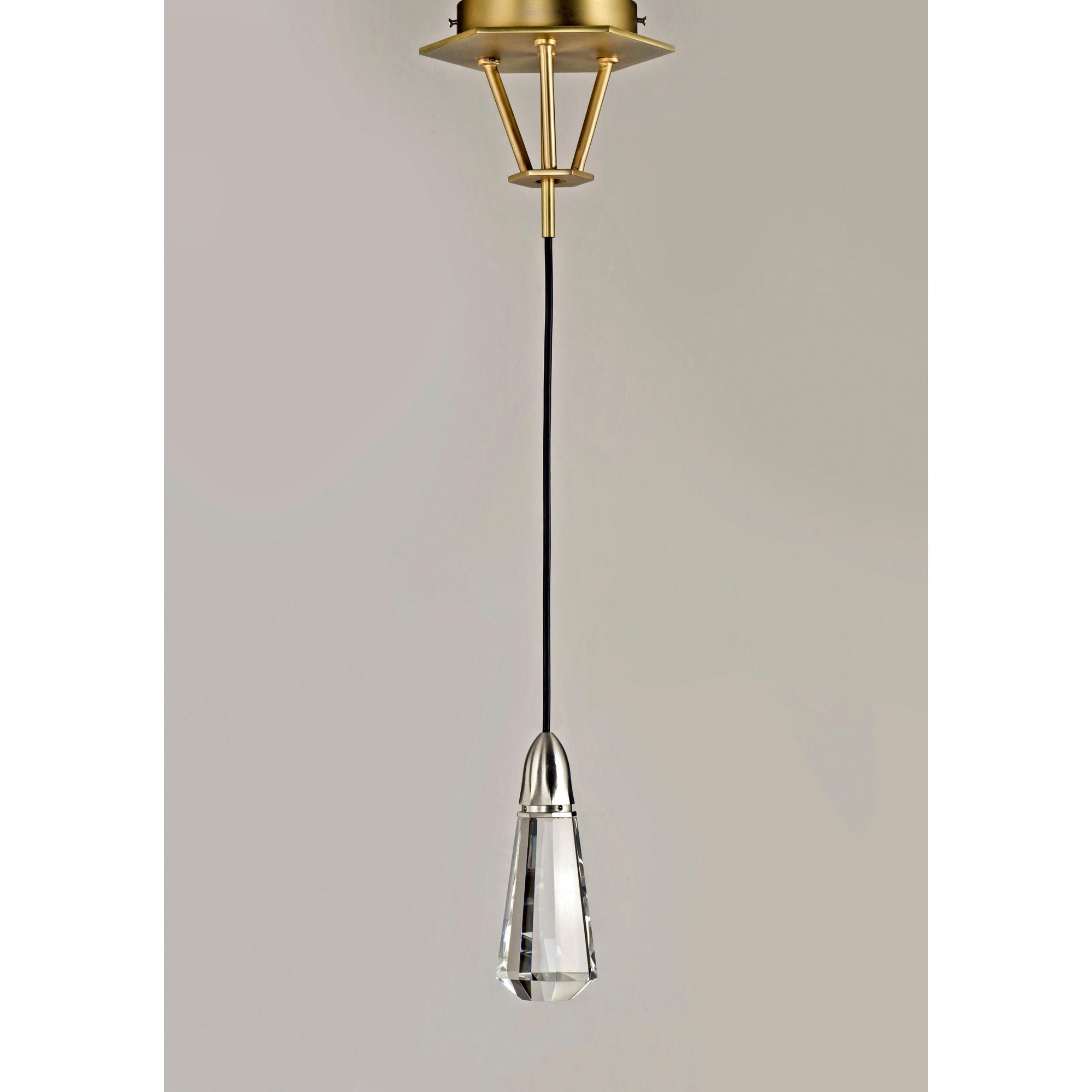 Studio M SM23783BCSNSBR 10 Carat LED Pendant in Satin Nickel / Satin Brass