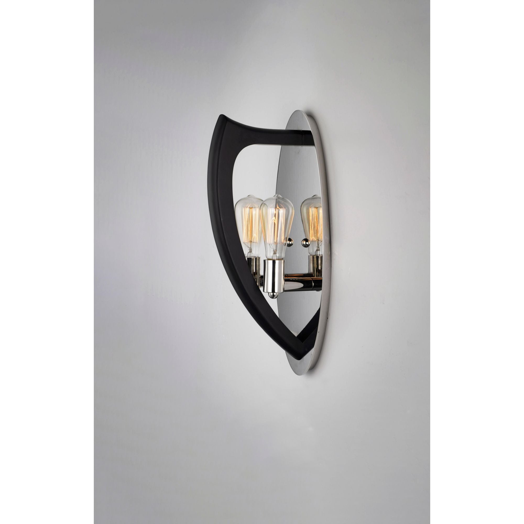 Studio M SM23800WEPN Crescendo 2-Light Wall Sconce in Wenge / Polished Nickel