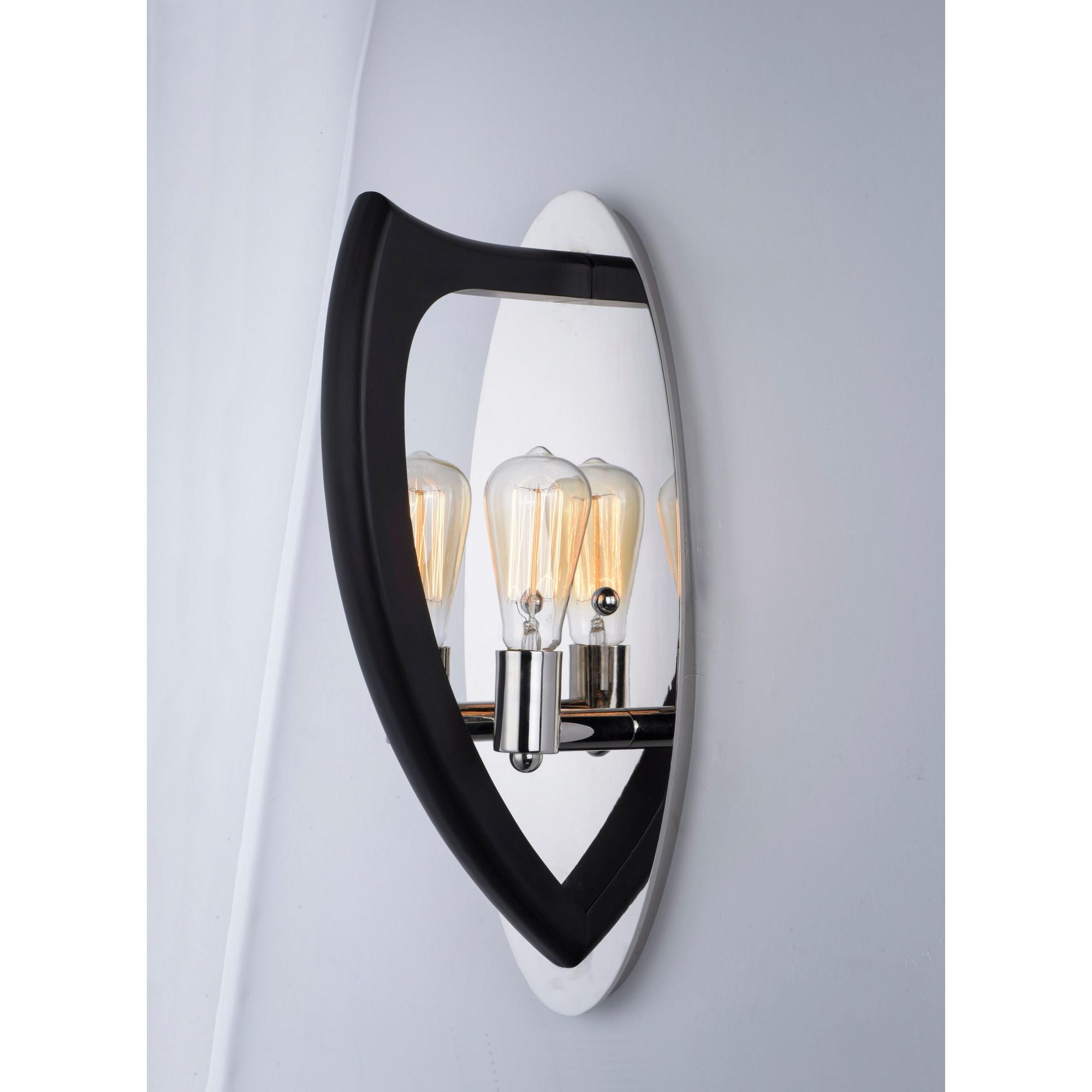 Studio M SM23800WEPN Crescendo 2-Light Wall Sconce in Wenge / Polished Nickel