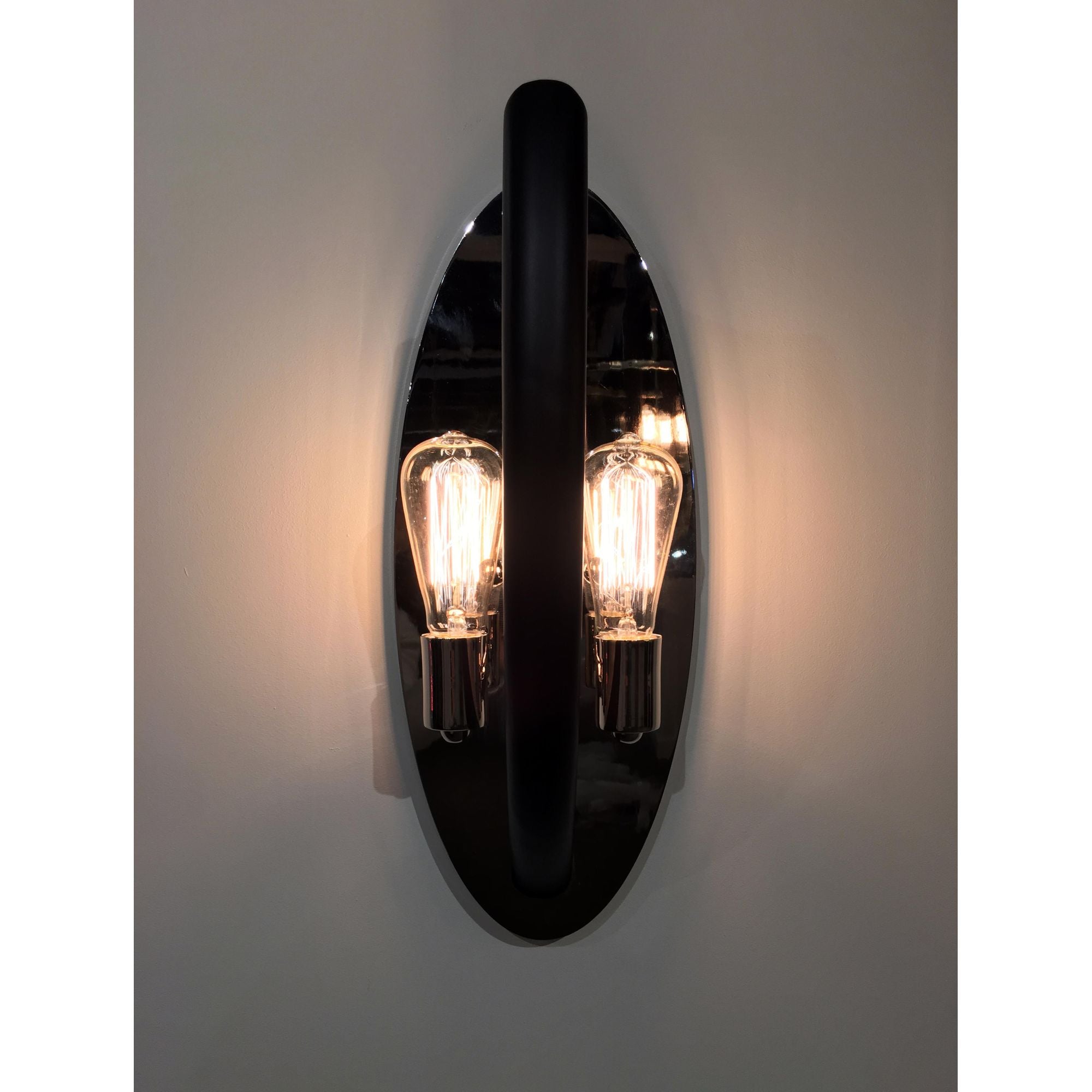 Studio M SM23800WEPN Crescendo 2-Light Wall Sconce in Wenge / Polished Nickel