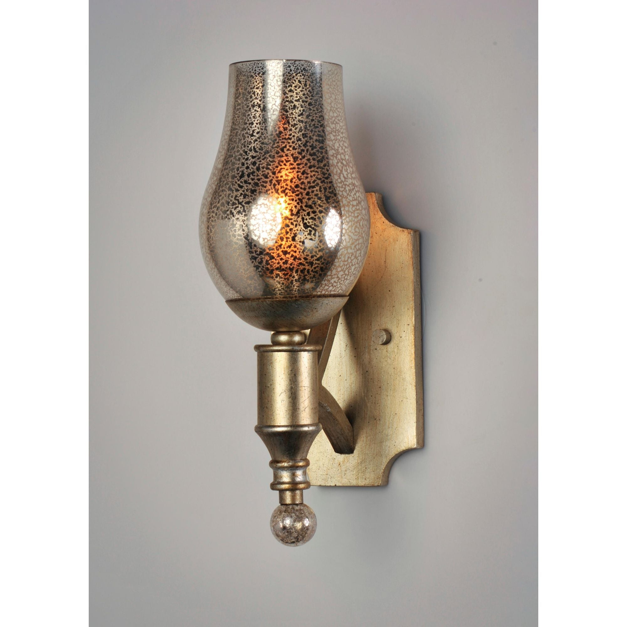 Studio M SM23971MGSG Mirabelle 1-Light Wall Sconce in Silver Gold