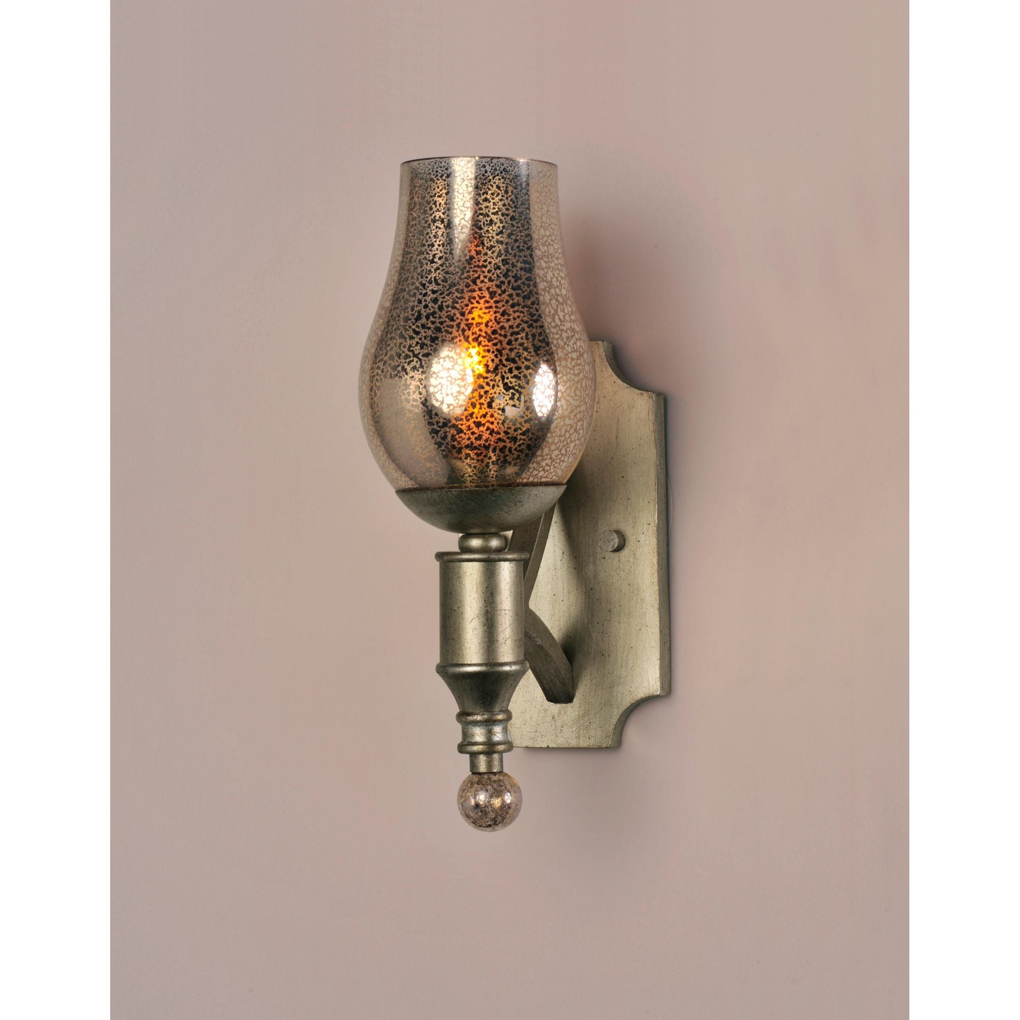 Studio M SM23971MGSG Mirabelle 1-Light Wall Sconce in Silver Gold