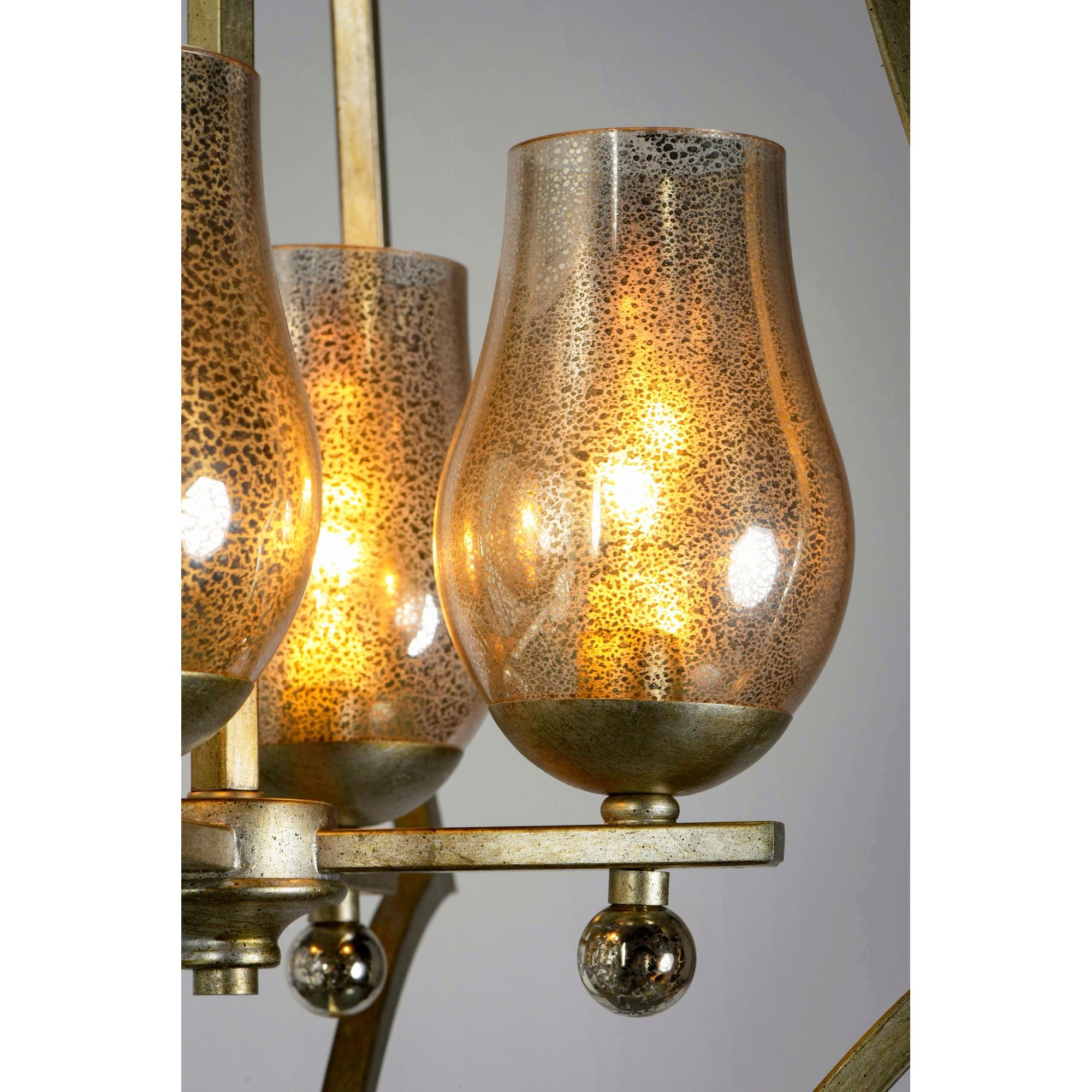 Studio M SM23973MGSG Mirabelle 4-Light Pendant in Silver Gold