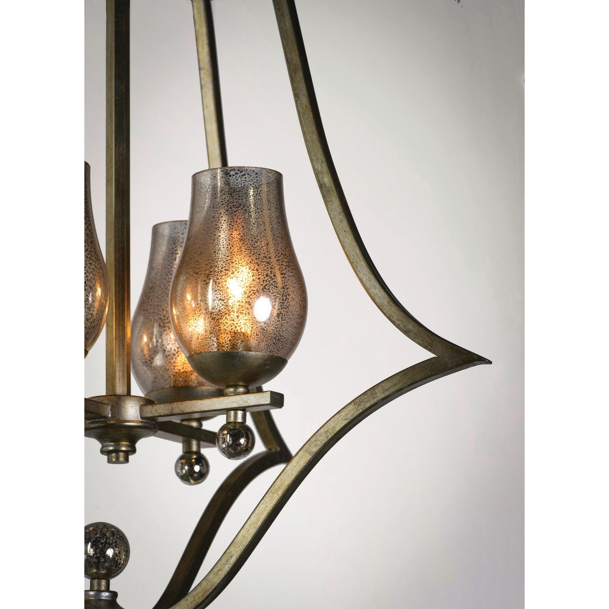 Studio M SM23973MGSG Mirabelle 4-Light Pendant in Silver Gold