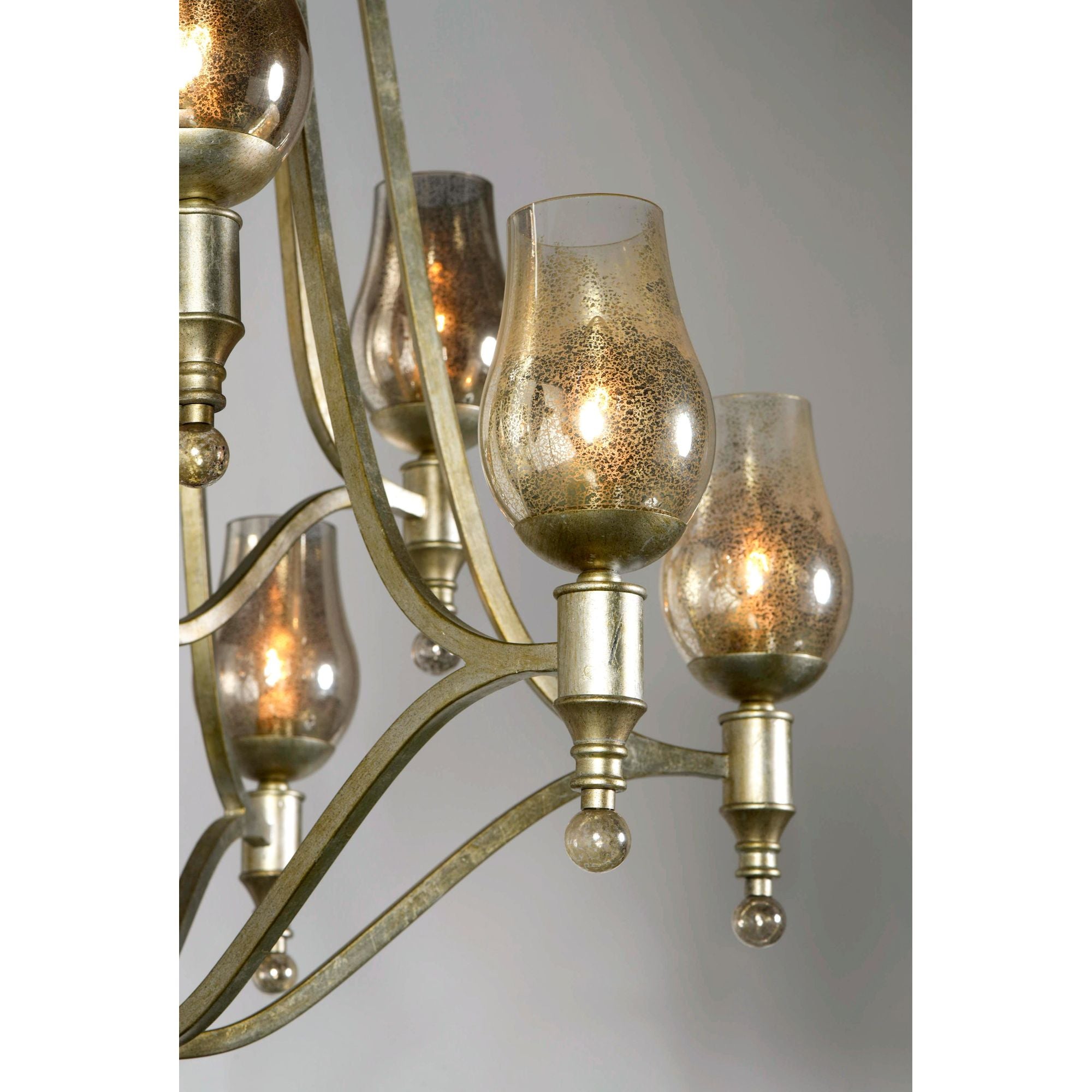 Studio M SM23977MGSG Mirabelle 9-Light Chandelier in Silver Gold