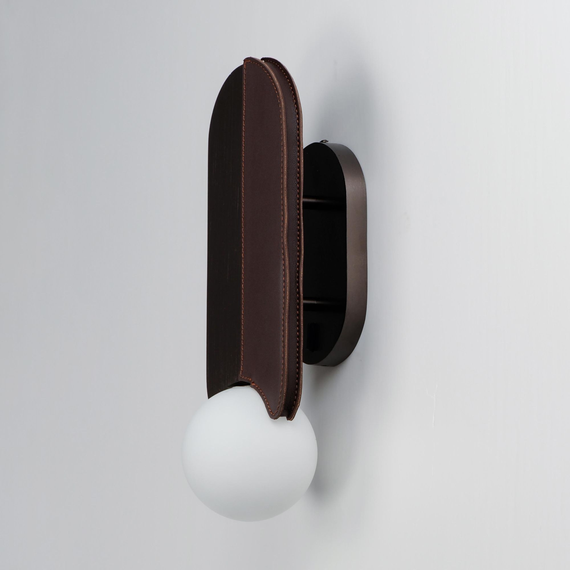 Studio M SM24601BBZ Stitched Down-Light Wall Sconce in Brushed Bronze by Nina Magon
