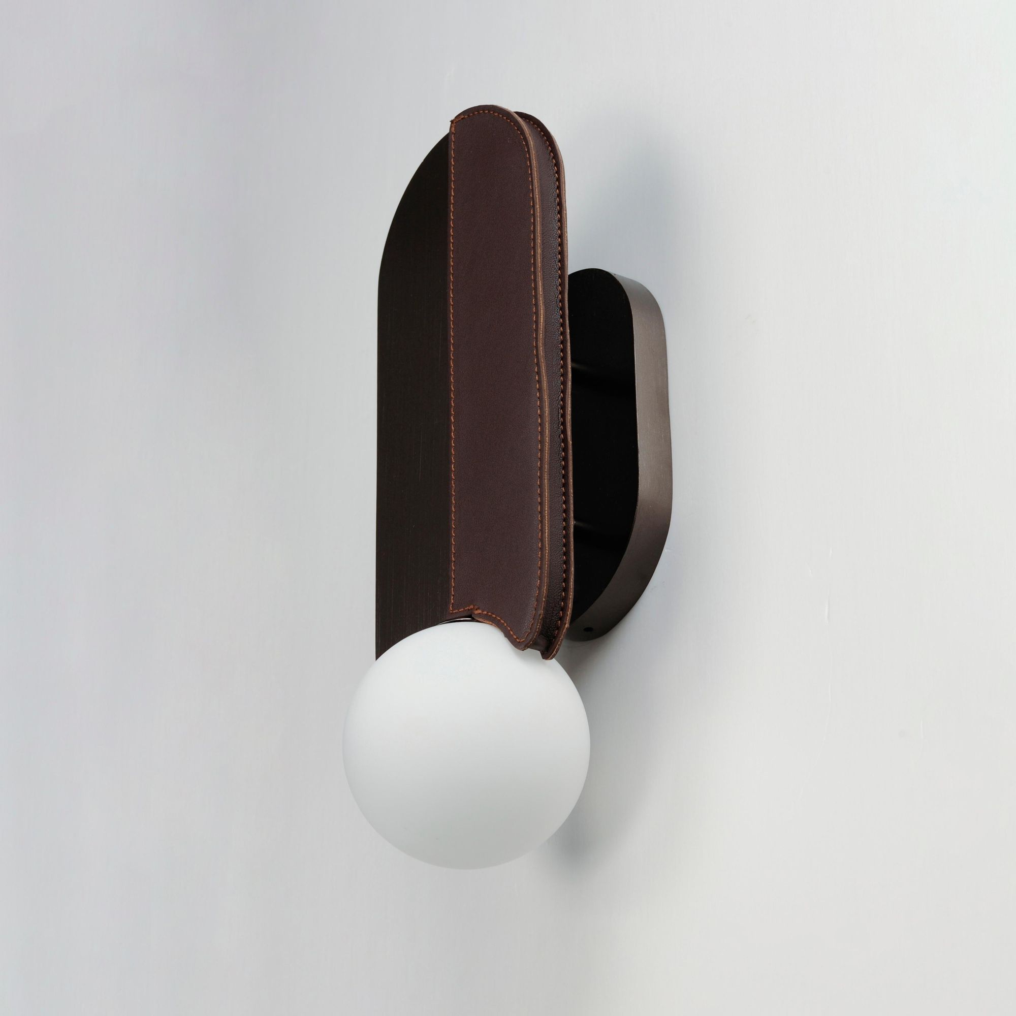 Studio M SM24601BBZ Stitched Down-Light Wall Sconce in Brushed Bronze by Nina Magon