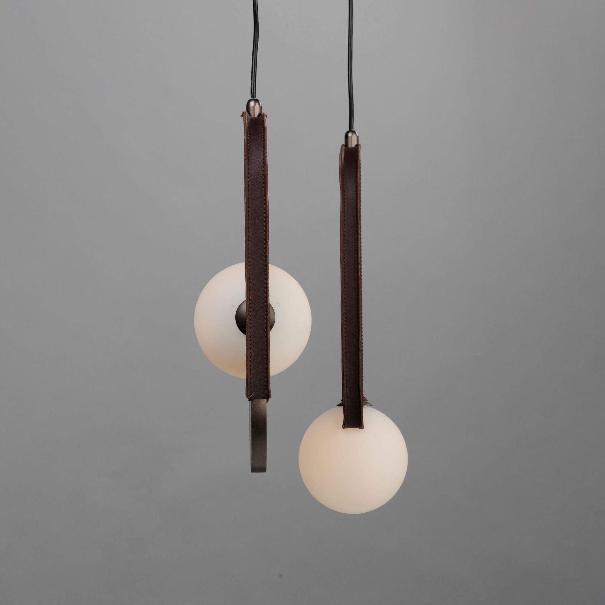 Studio M SM24608BBZ Stitched 8-Light Pendant in Brushed Bronze by Nina Magon
