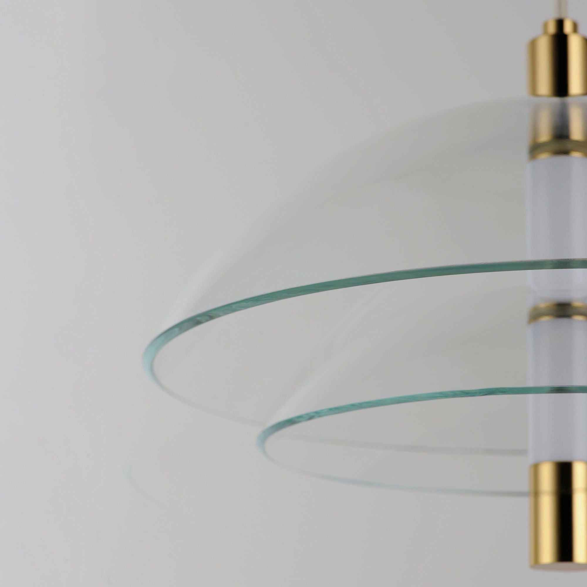 Studio M SM24701CLFG Arya Single Pendant - Clear French Gold by Nina Magon